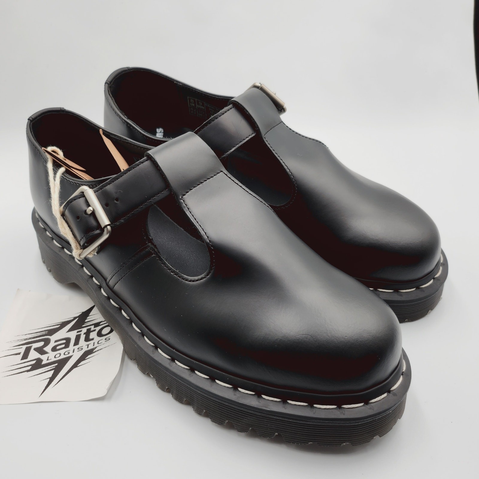Womens Sz 10 Dr. Martens Mary Jane Shoes Polley Bex Oil Resistant Leather 9 Men