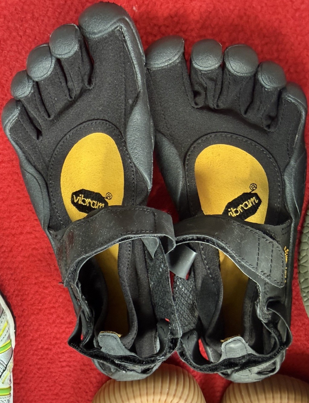 Vibram FiveFingers Black Toe Shoes Sandals Womens Size EU 36 US 5.5-6