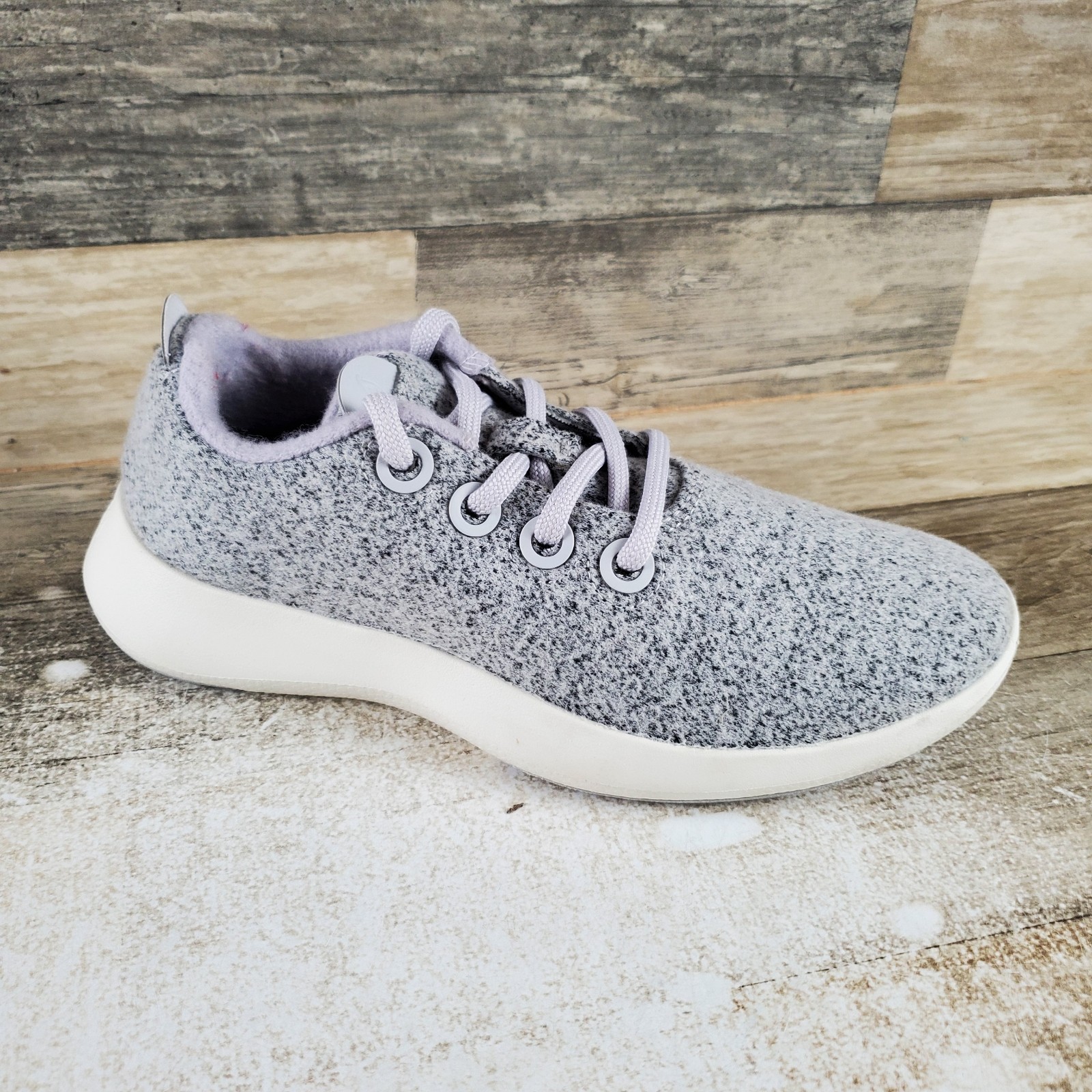 Allbirds Wool Runner Mizzles Womens Running Shoes Sz 9 Dark Gray Lace Up Sneaker