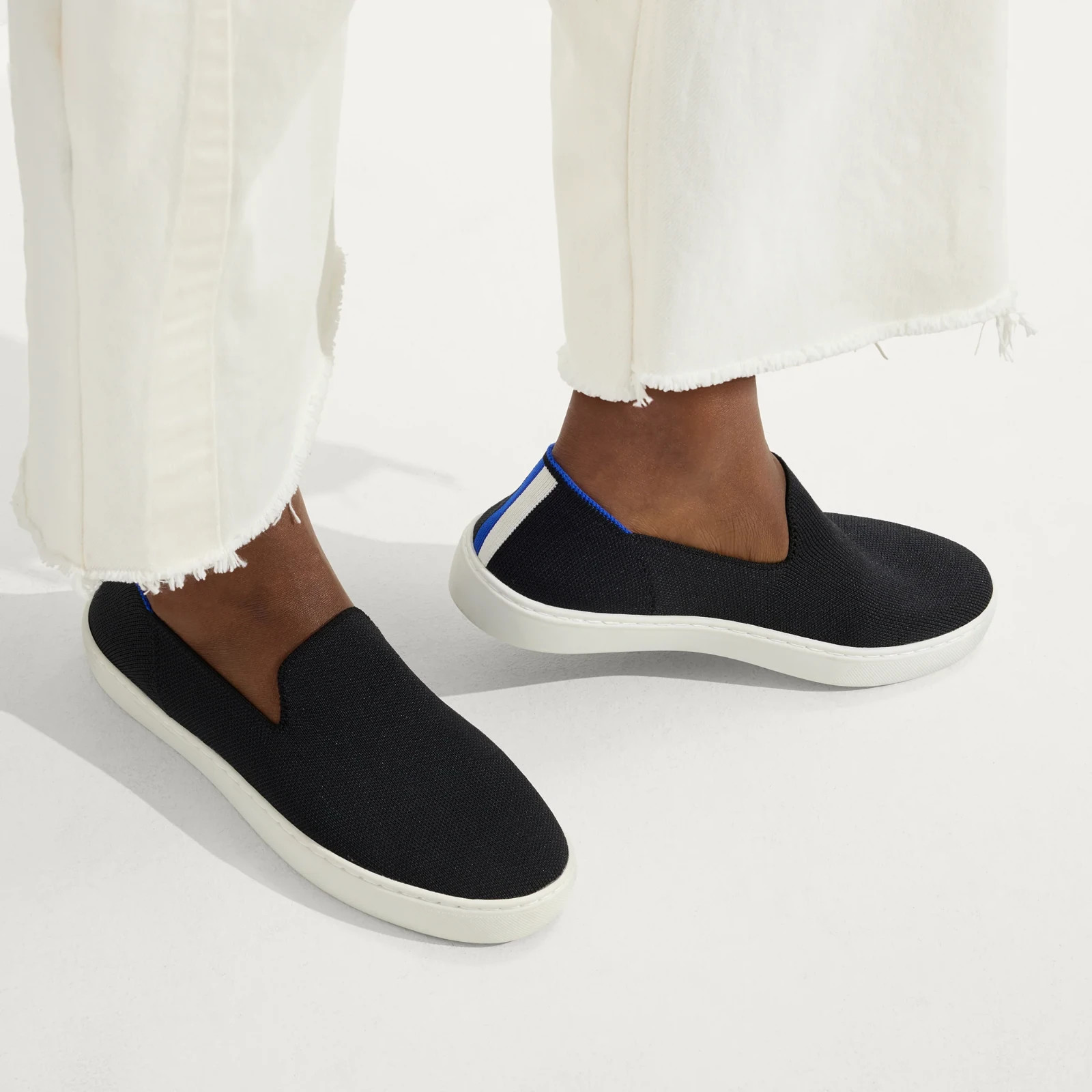 The Original Slip On Sneaker Black Solid color for women’s Free Shipping NEW