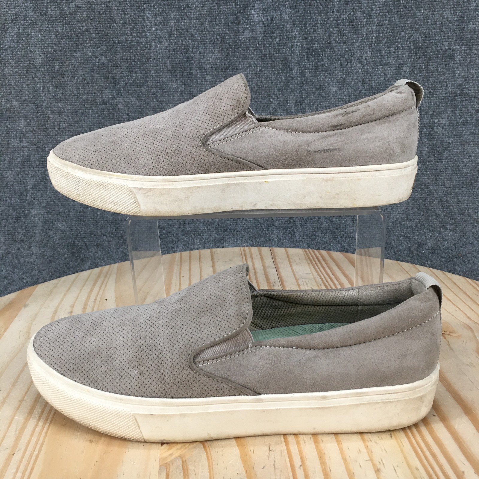 Dr Scholls Slip On Womens 8.5 M Nova Sustainable Comfort Casual Shoes Gray