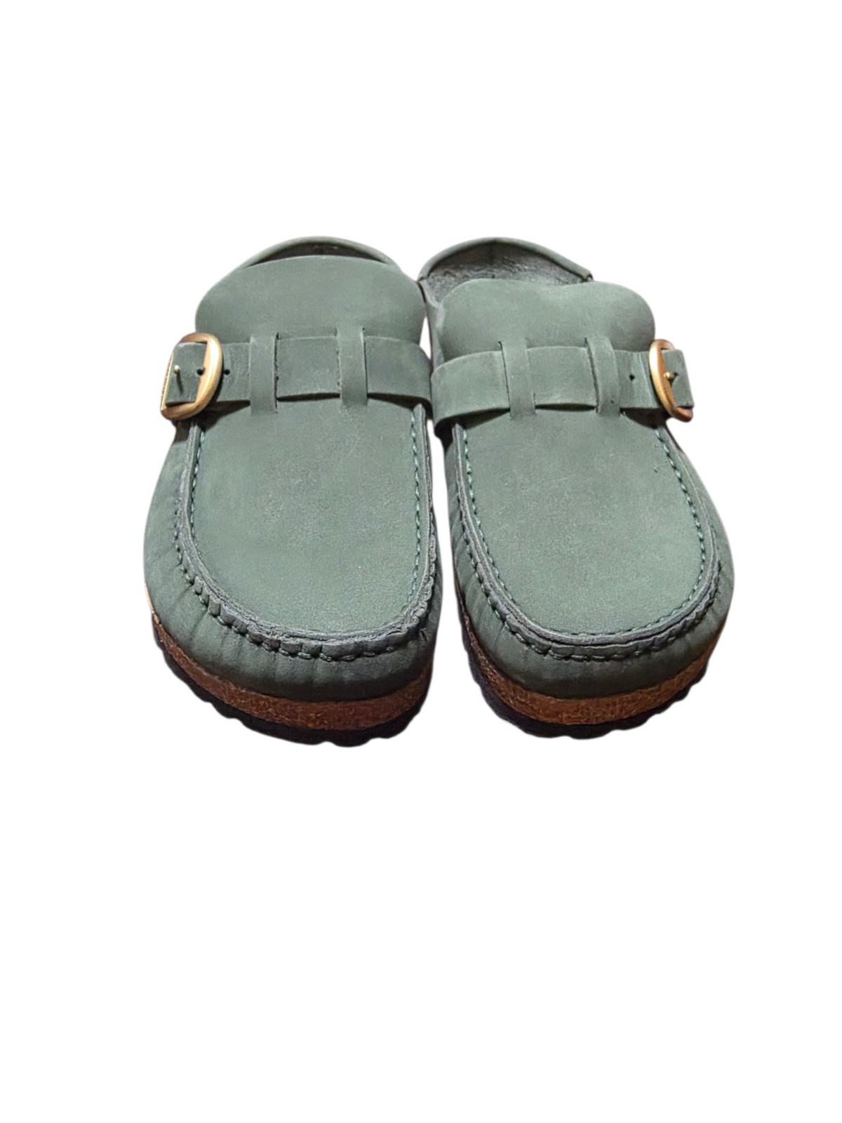 Birkenstock Buckley Thyme Nubuck Leather Narrow Width – 36
