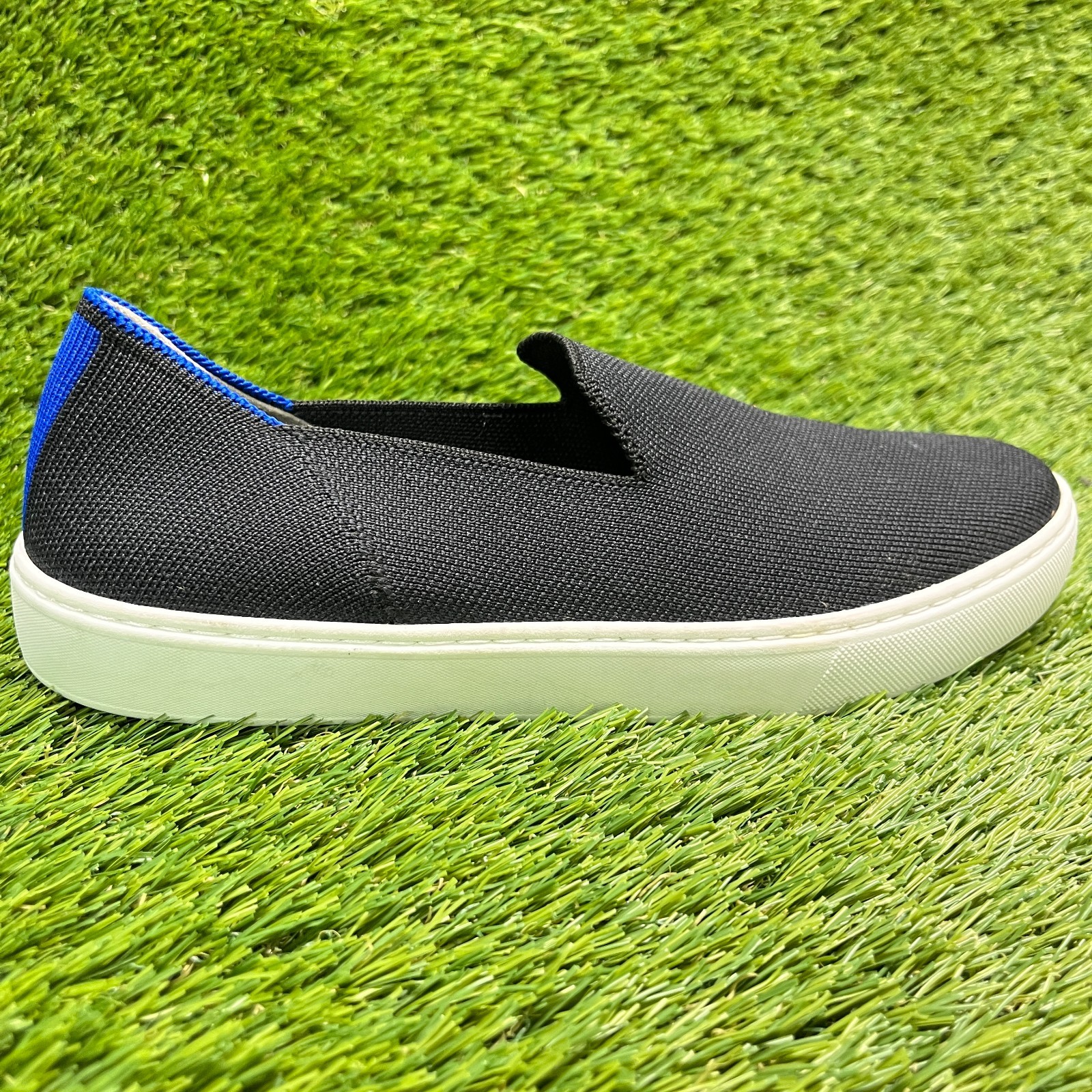 Rothy’s The Original Womens Size 9 Black Casual Walking Slip On Shoes Sneakers