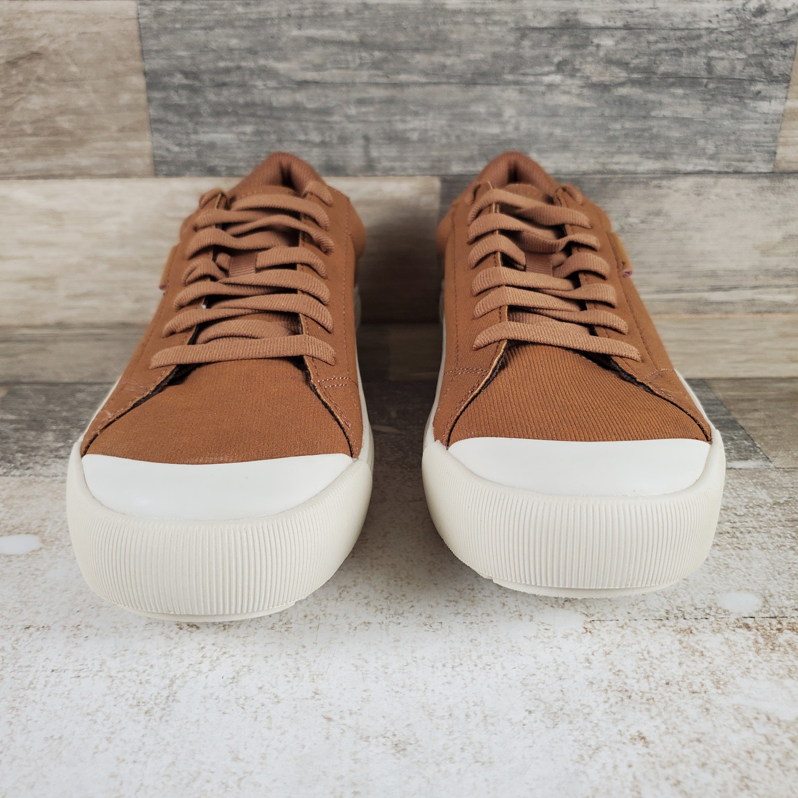 Dr Scholls Time Off Count Womens Oxford Shoes Sz 7.5 Honey Brown Sneakers