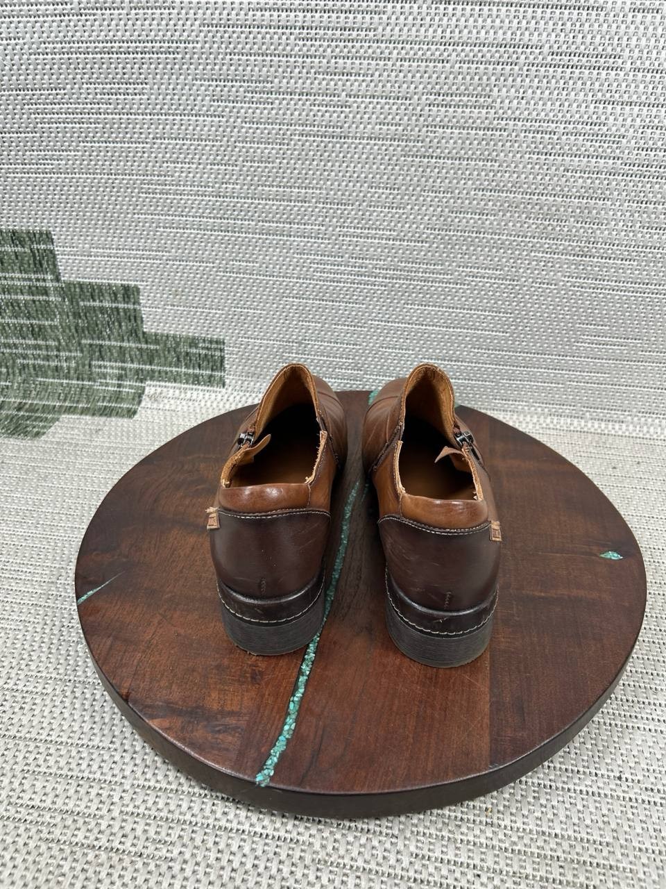 Pikolinos Shoes Womens Size 40 Eu 9.5 Us Malaga W6w-5673c1 Brown Leather Block