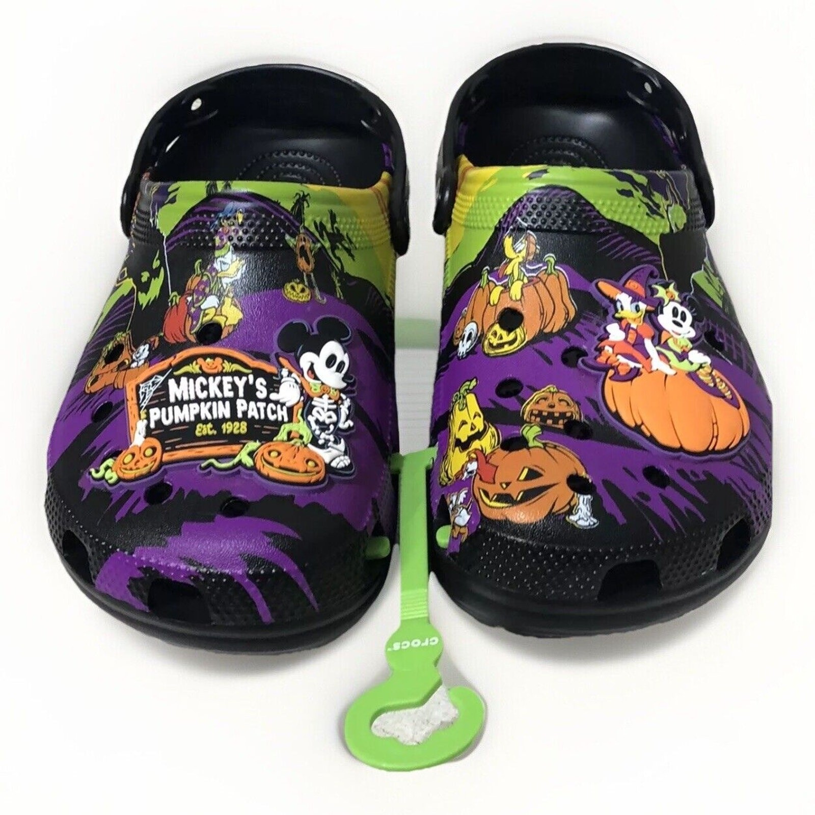 Disney Parks Halloween 2024 Mickey’s Pumpkin Patch Adult Clogs Crocs Size M7/W9