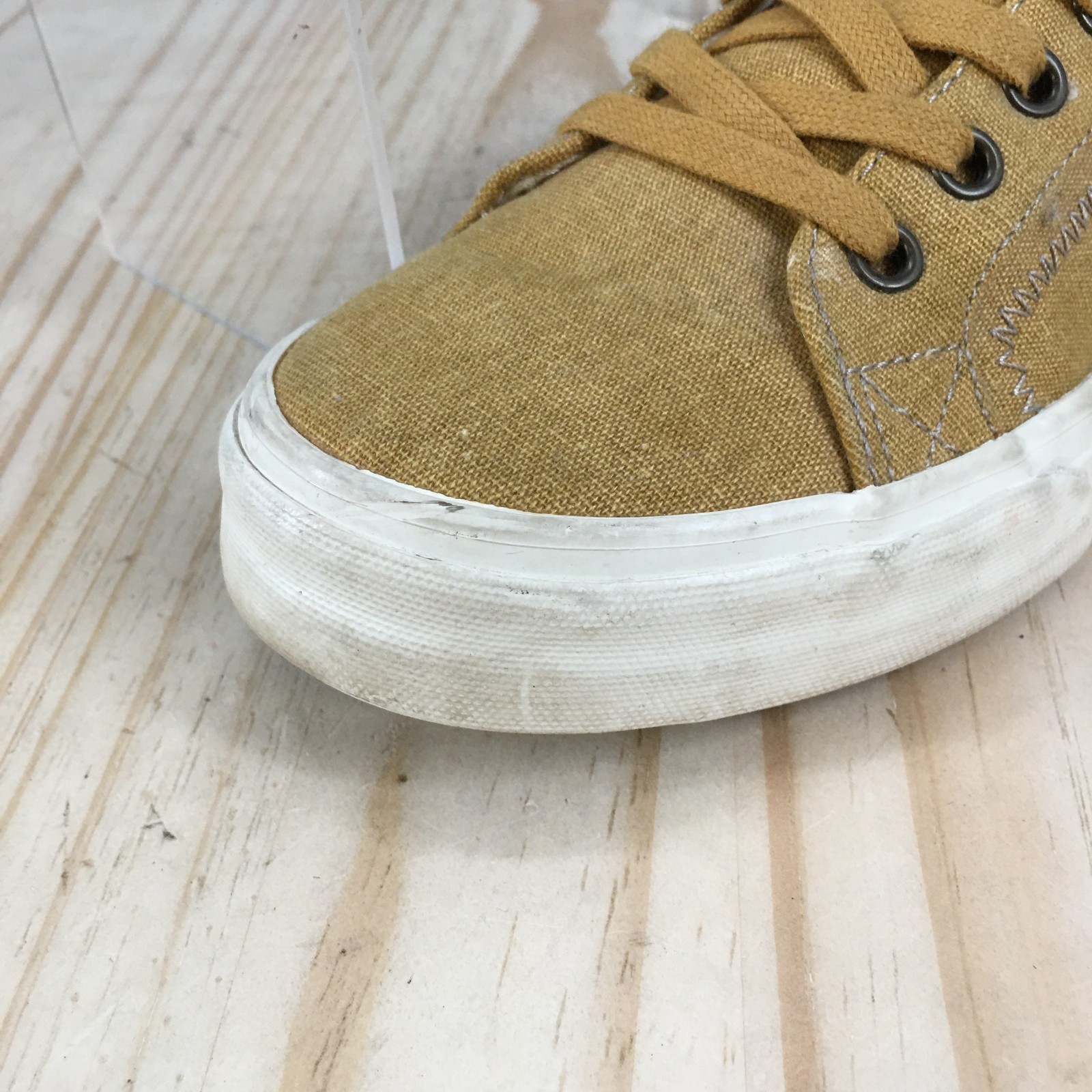 Taos Plim Soul Shoes Shoes Womens 7.5 Casual Low Top Sneakers Yellow Canvas