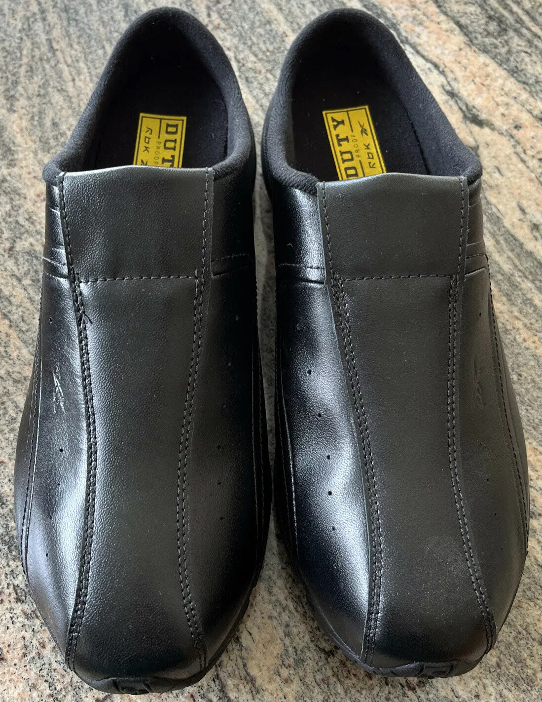 Brand New Vintage Women’s Black Reebok Duty Proof Slip-On Mules Size 11