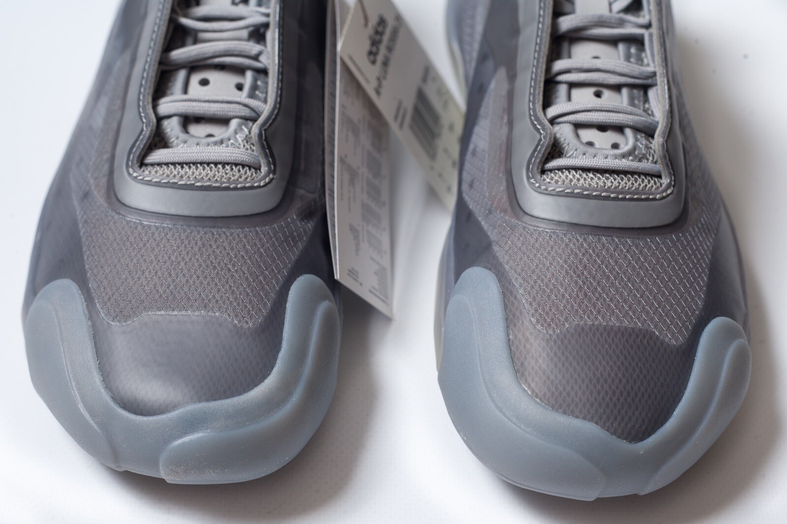 PRADA Luna Rossa Womens Gray Sneakers Size 39 1/3 F / 6 1/2 US