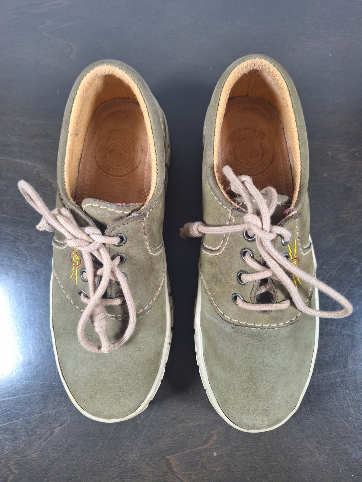 Pure Juice Power Co. Women’s Shoes Skate Y2K Green Platform Size 9 Leather Upper