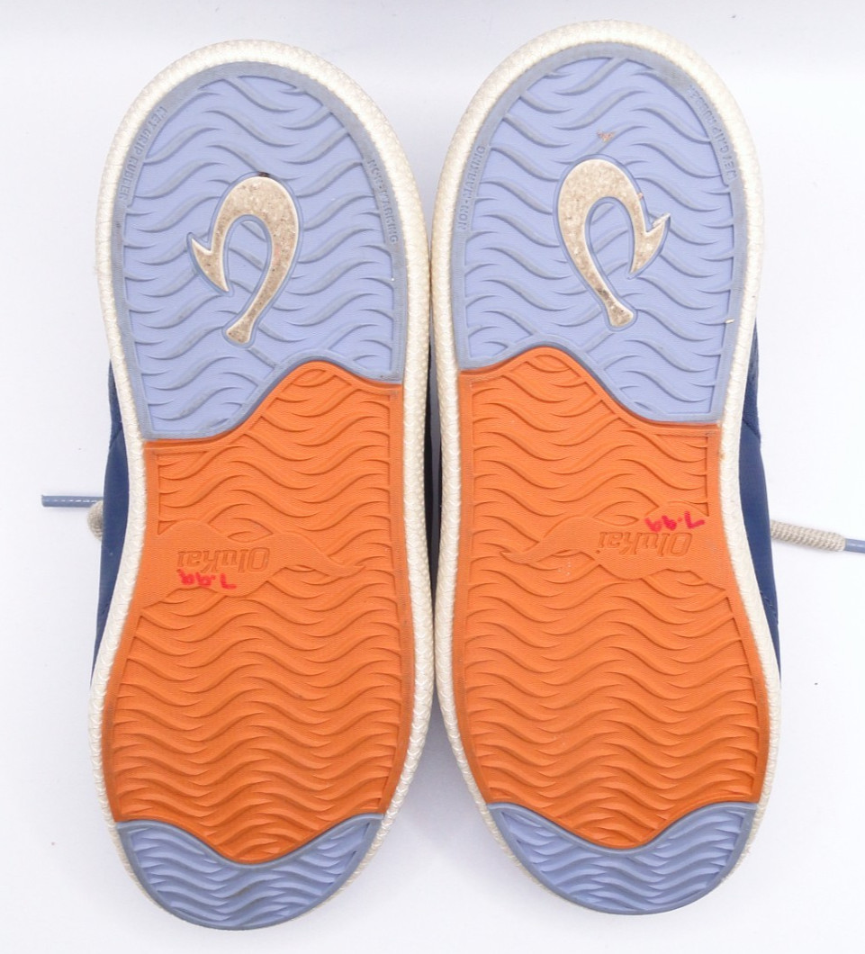 Olukai Shoes Women’s 7 Mahiki Sneaker Slipper Lace Up Blue