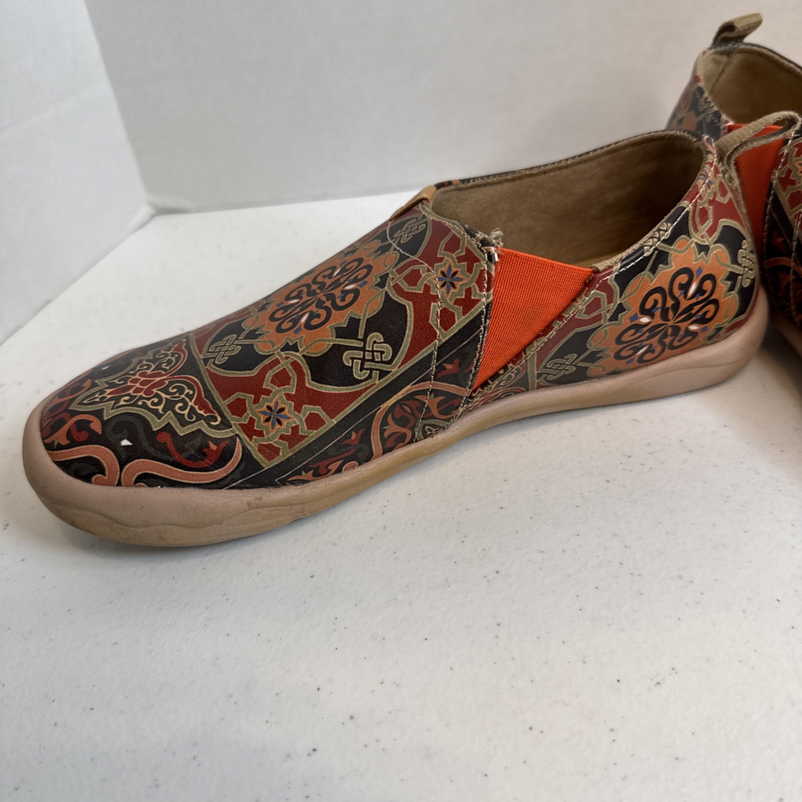 Uin Women Shoes Slip On Loafers Size 8 Multi Colored Toledo Style Design Comfort