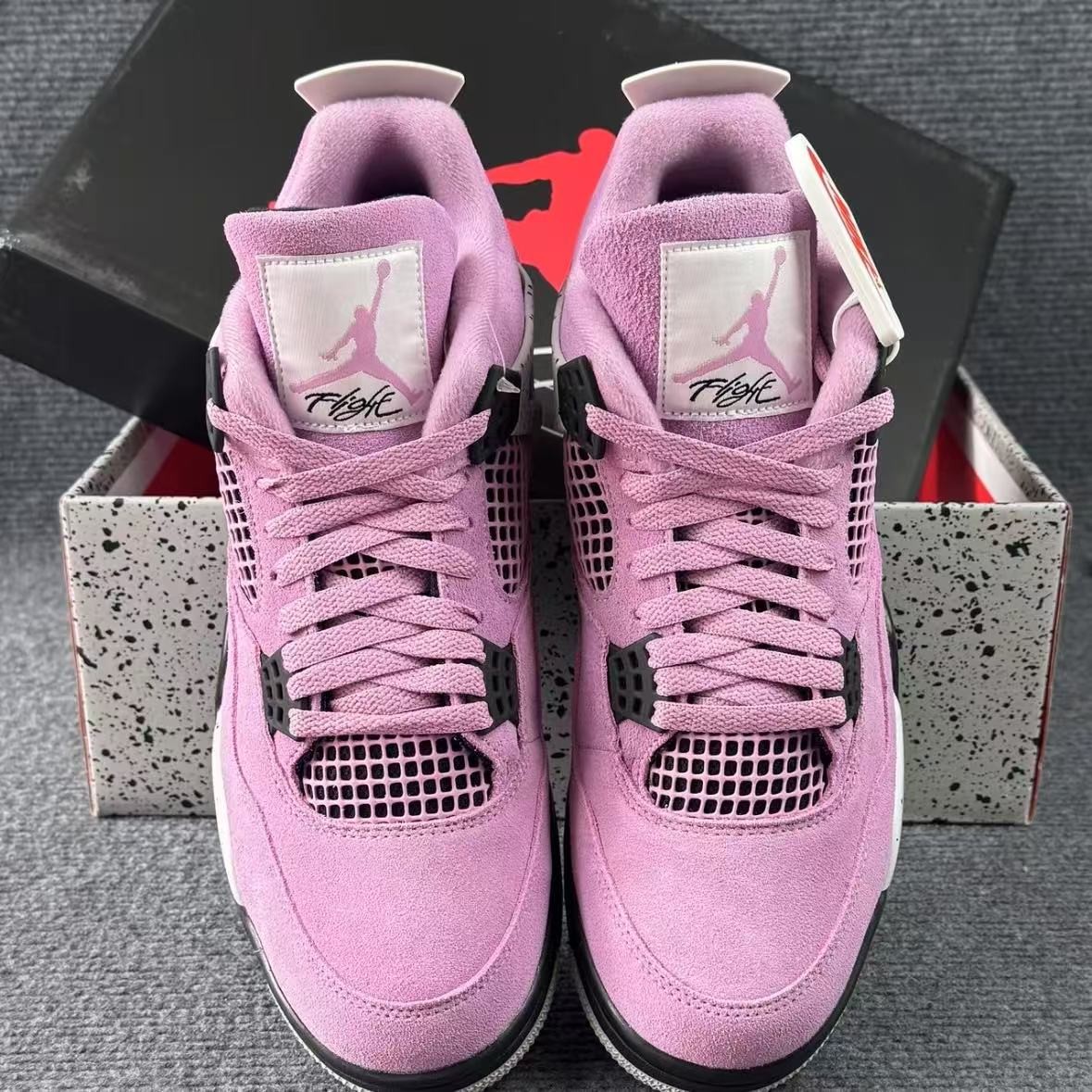 Jordan 4 “Orchid” Retro Mid Top Basketball Shoes Men’s & Women’s Shoes