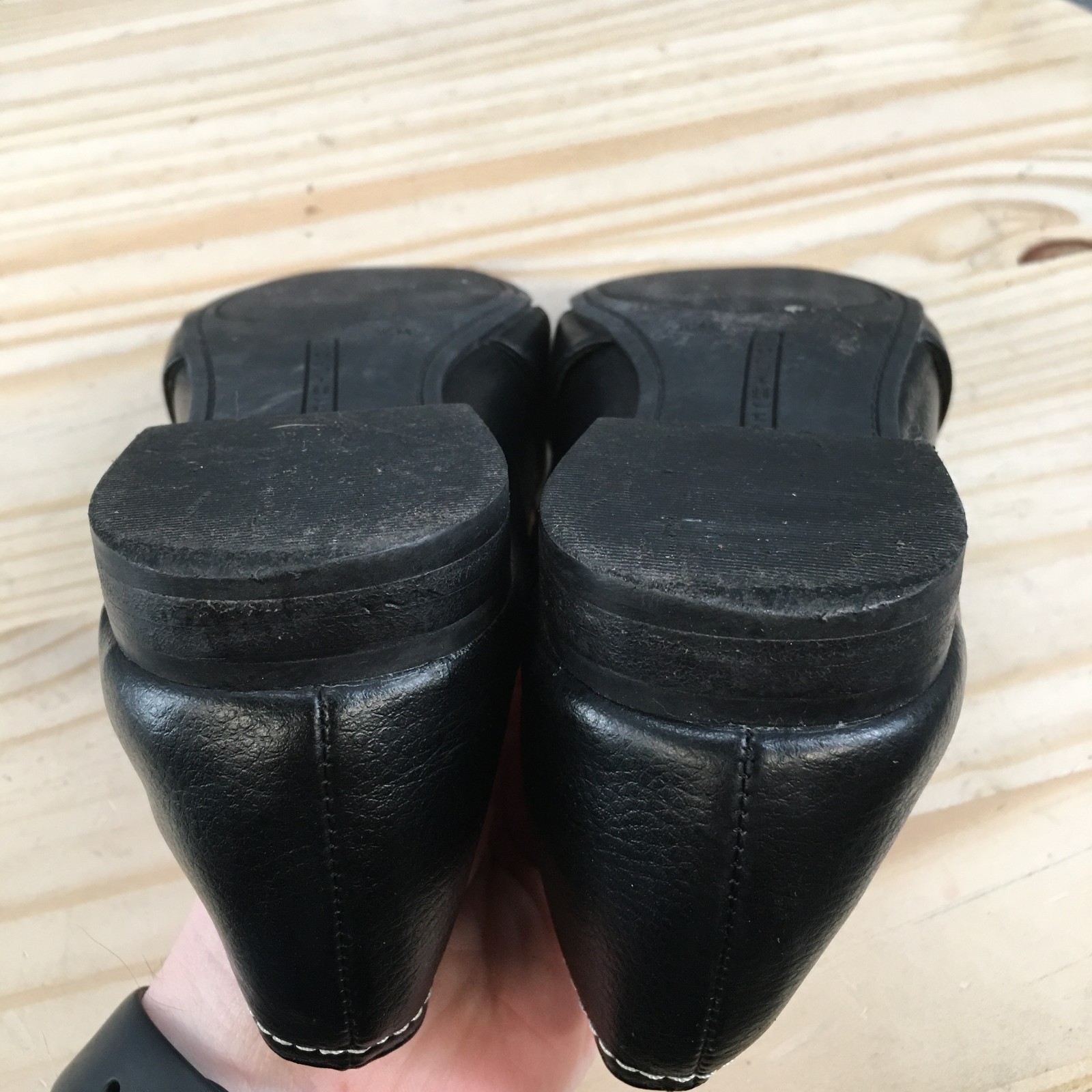 Tommy Hilfiger Trudiy Loafer Shoes Womens 8.5 M Casual Low Faux Leather Black