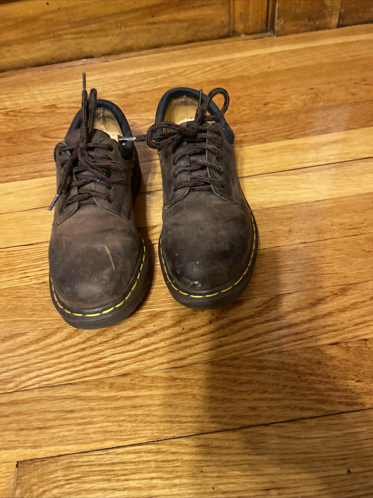 Dr Martens Brown Leather Clunky Sole 5 Eye Oxfords 8053 Women’s Size 7