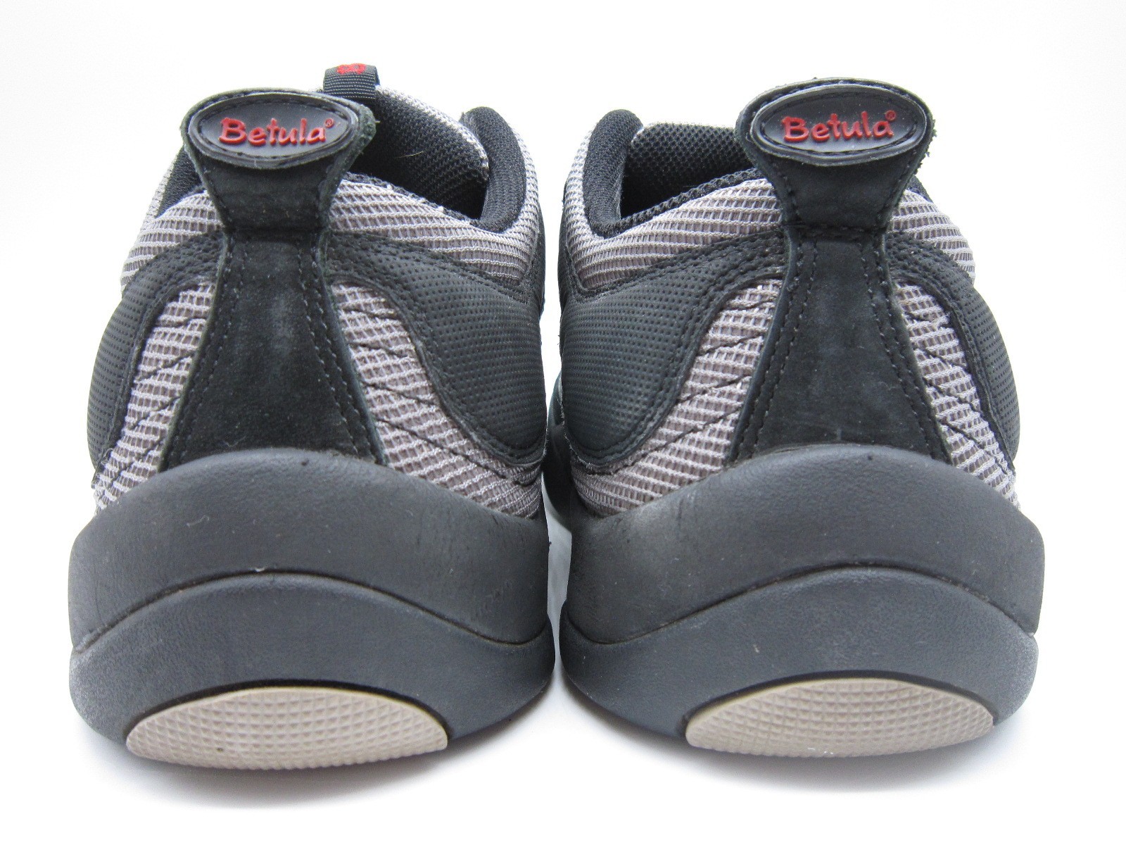 WOMEN’S 6 EUR 37 BETULA X BIRKENSTOCK CASUAL WALKING SHOES LACE UP BLACK GRAY