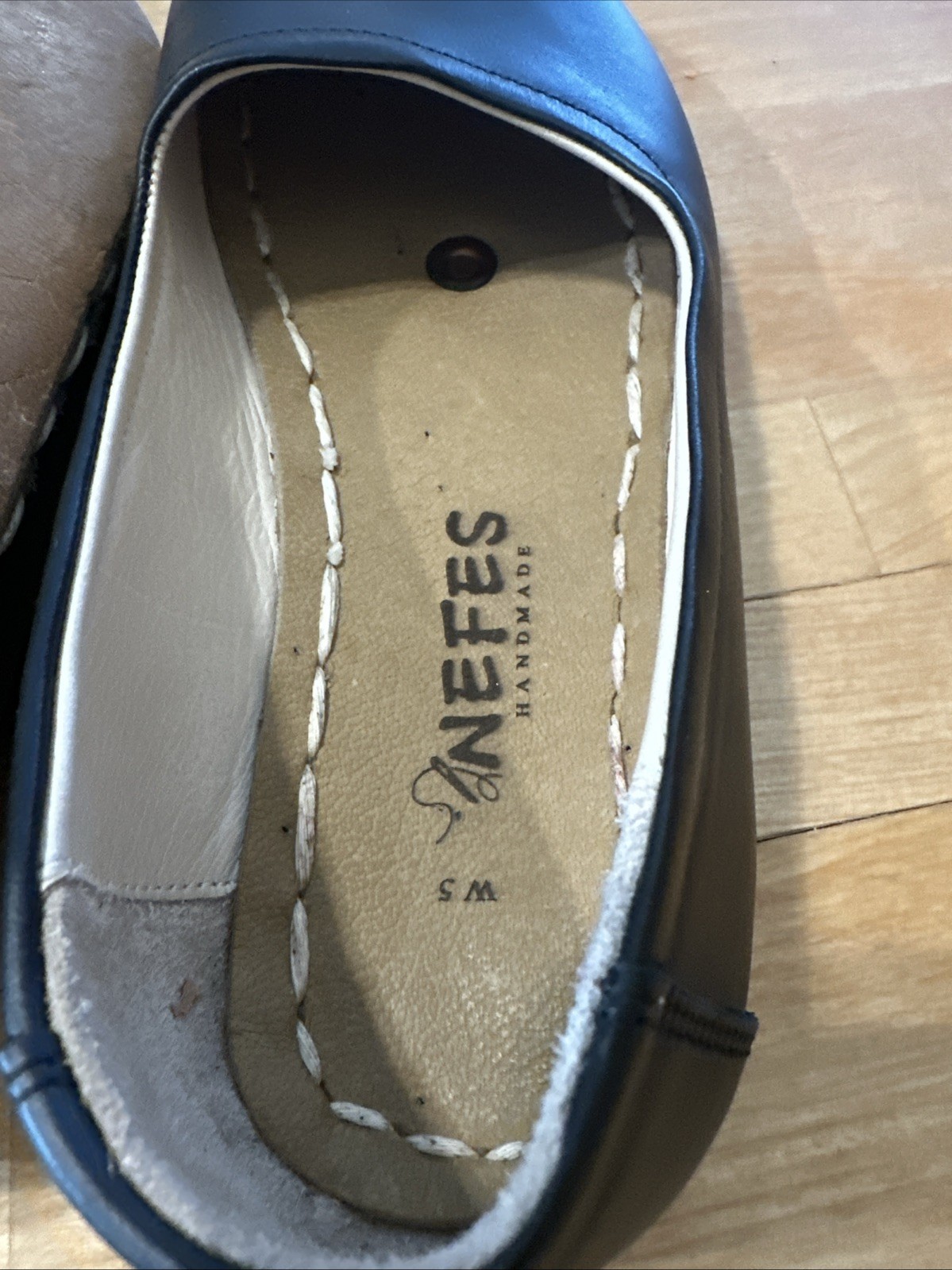 Nefes Grounding Shoes Black Handmade Woman’s Sz 5