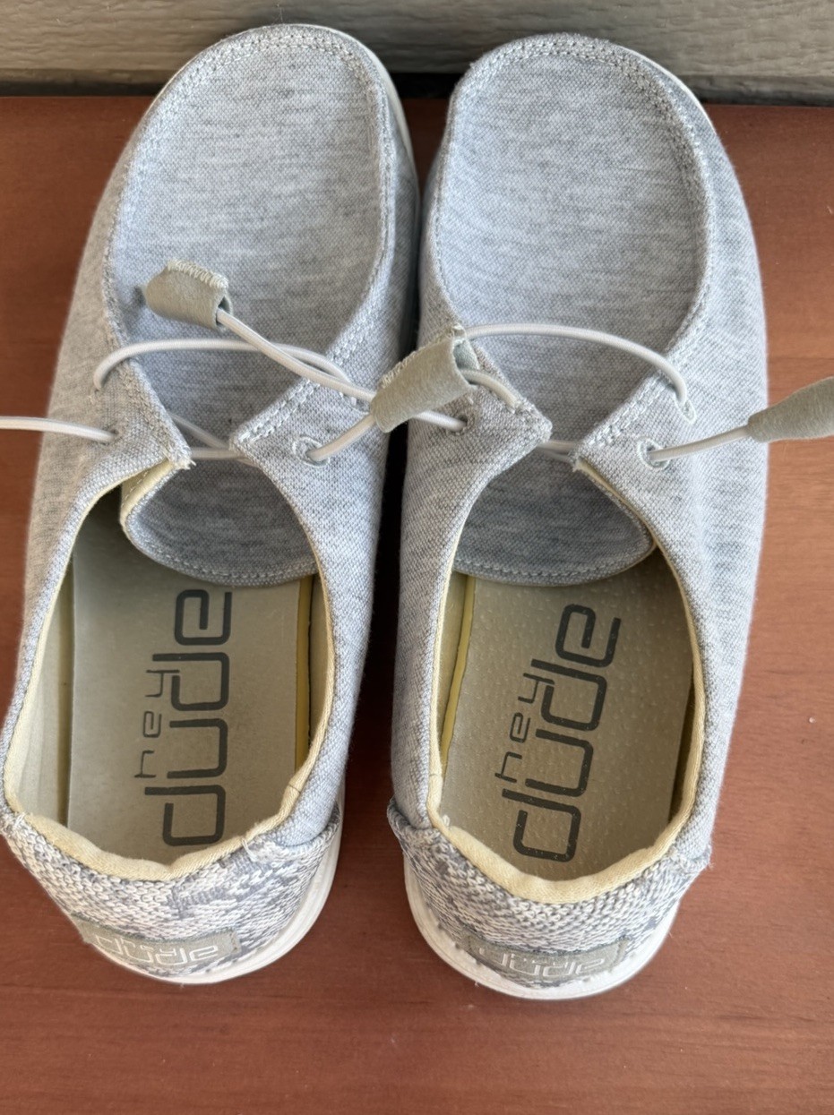 Hey Dude Women’s Wendy L Linen – Gray, US 8