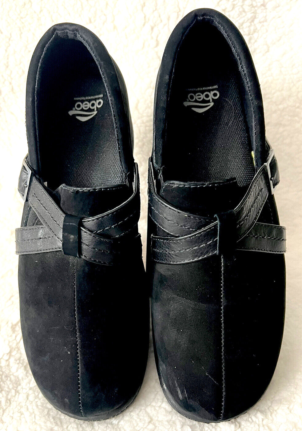 Abeo Black Bella Clog 24/7 Sure Grip Slip Resistant, Size 9 Womens