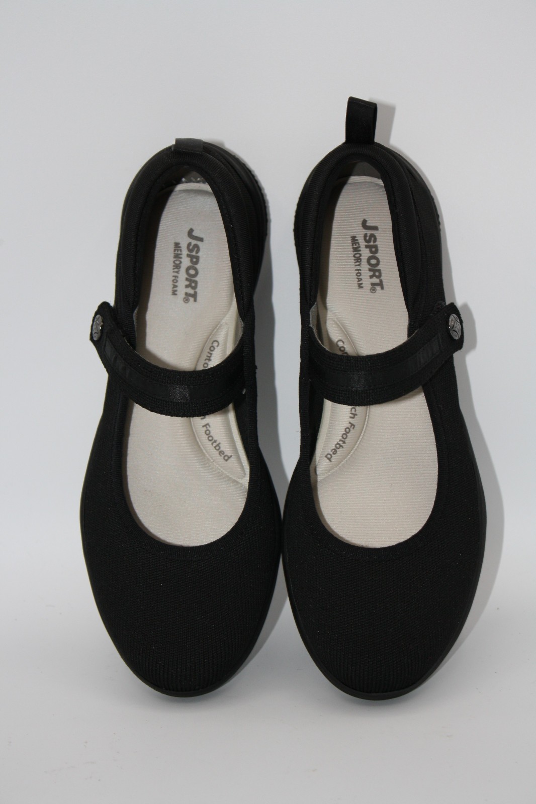 J Sport By Jambu Melody Womens Mary Jane Shoes Sz 6.5 Black