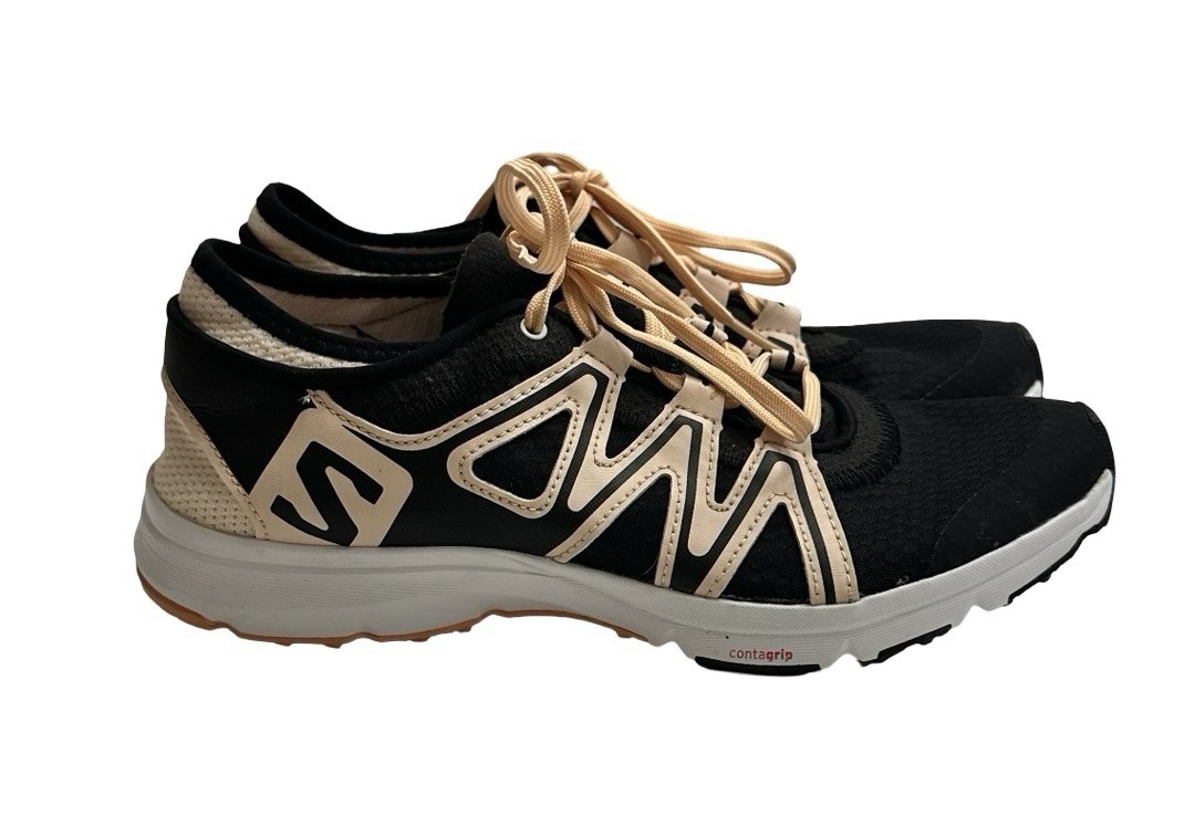 Salomon Womens Size 7 Crossamphibian Swift 2 Black Hiking Walking Water Sneakers