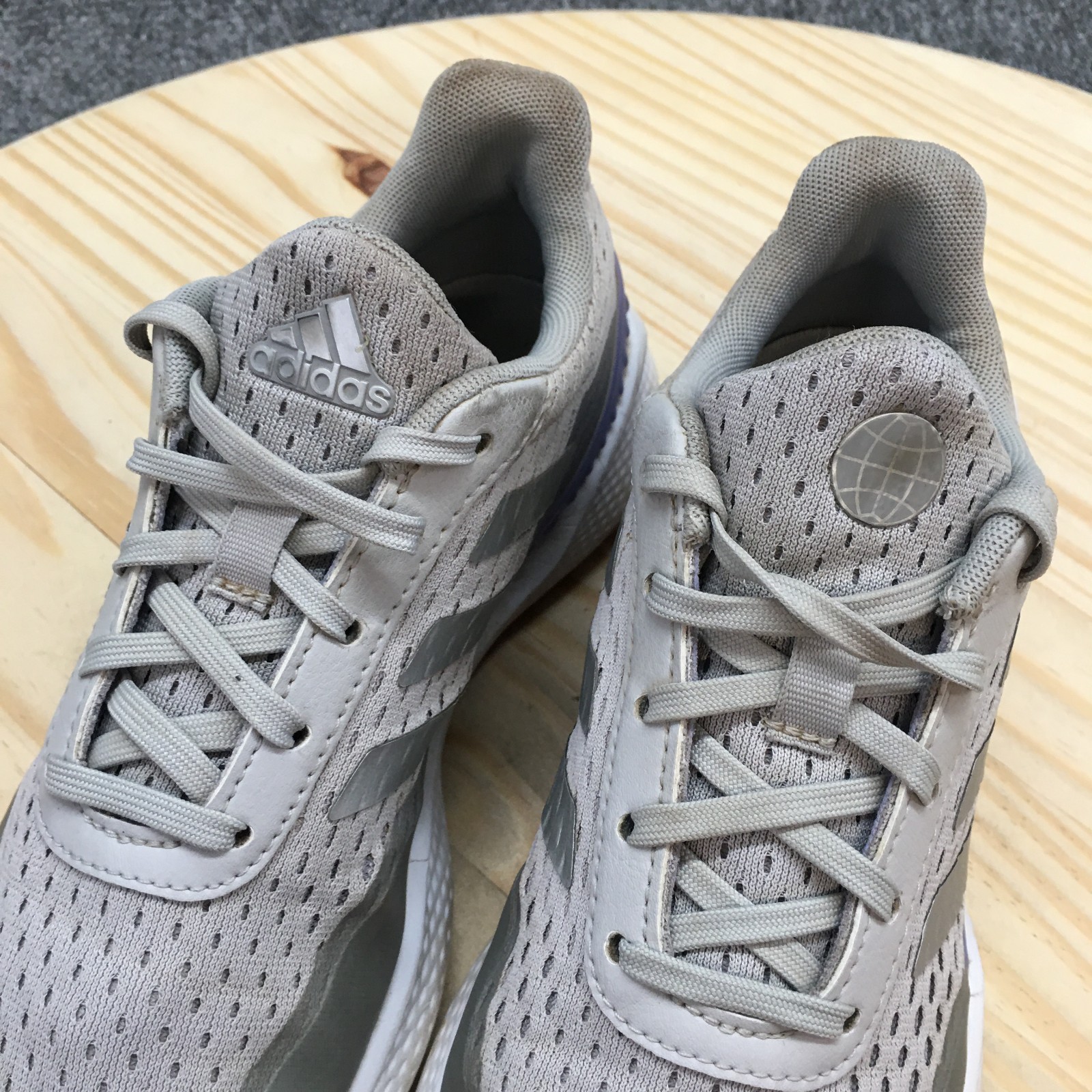 Adidas Sneaker Womens 6 Gray Summervent Athletic Golf Spikeless Laced Up Casual