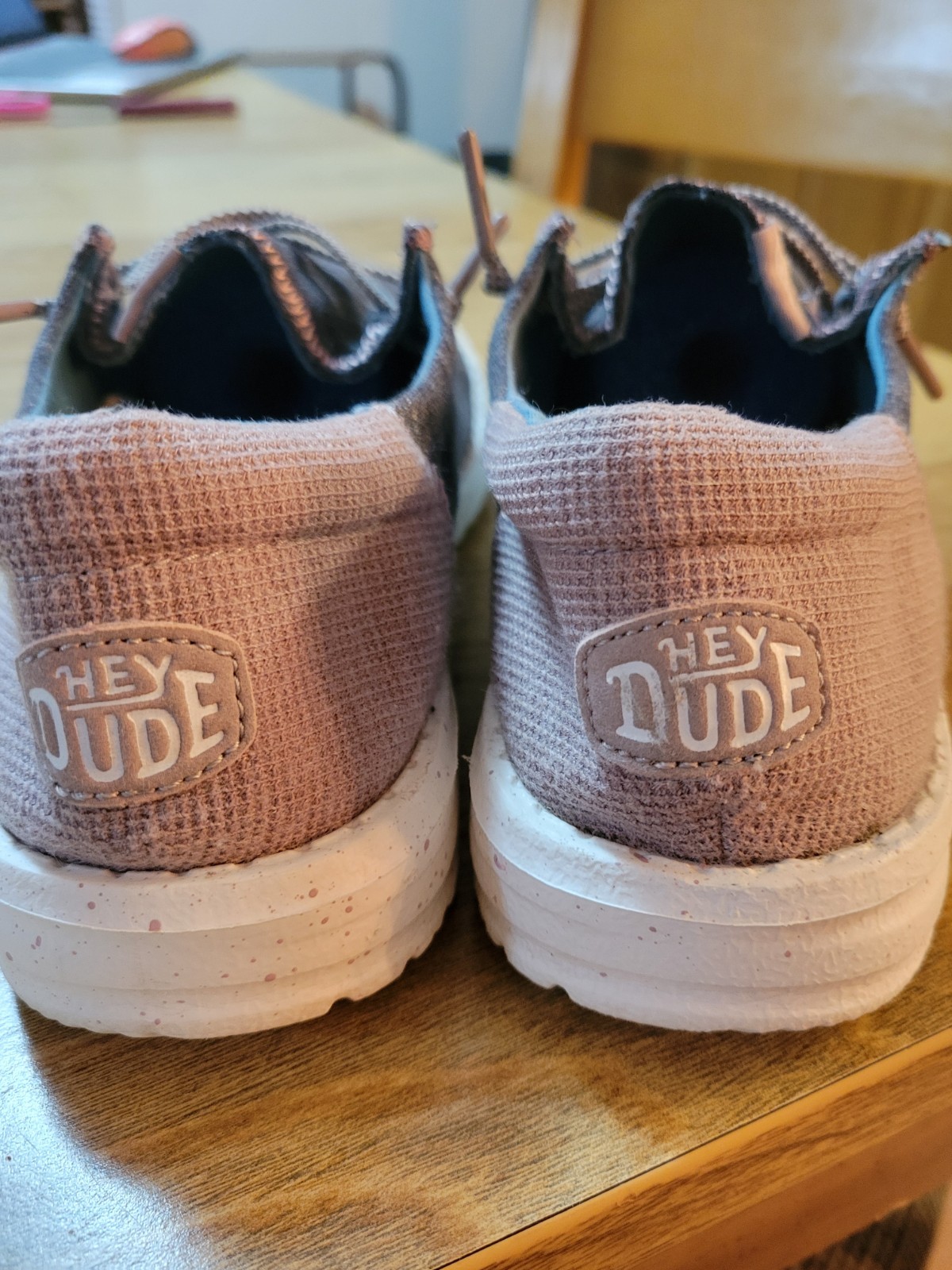 Wendy Funk Jersey, HEY DUDE Flats In Charcoal Gray Sz 7. VERY CLEAN Condition