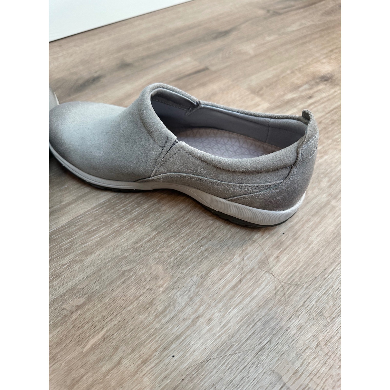 Dansko Patti Suede Slip On Shoes Women 37 Gray Vibram Waterproof Walking Clogs