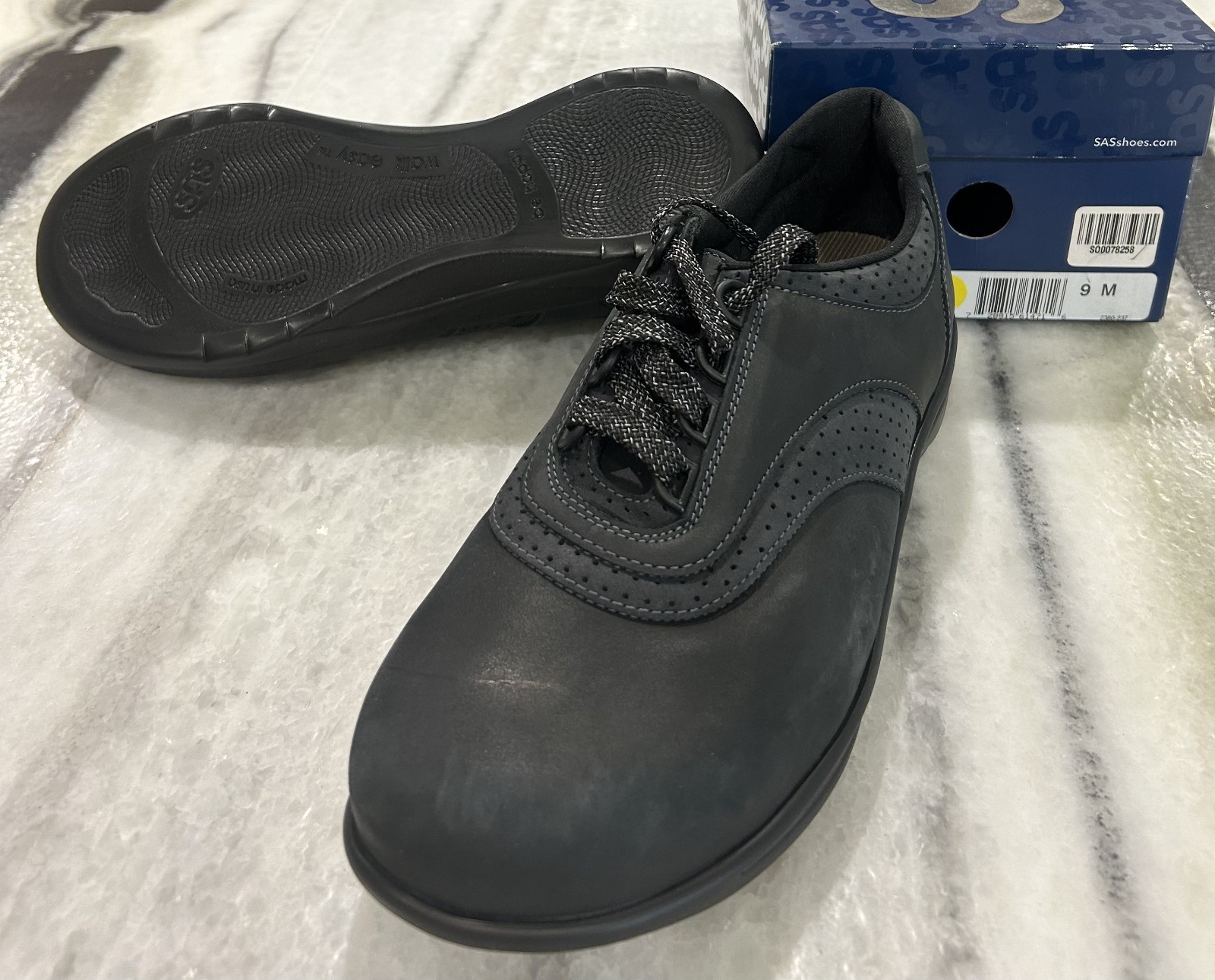 SAS Walk Easy Nero 9 Medium Women’s Shoes New In Box Save Big