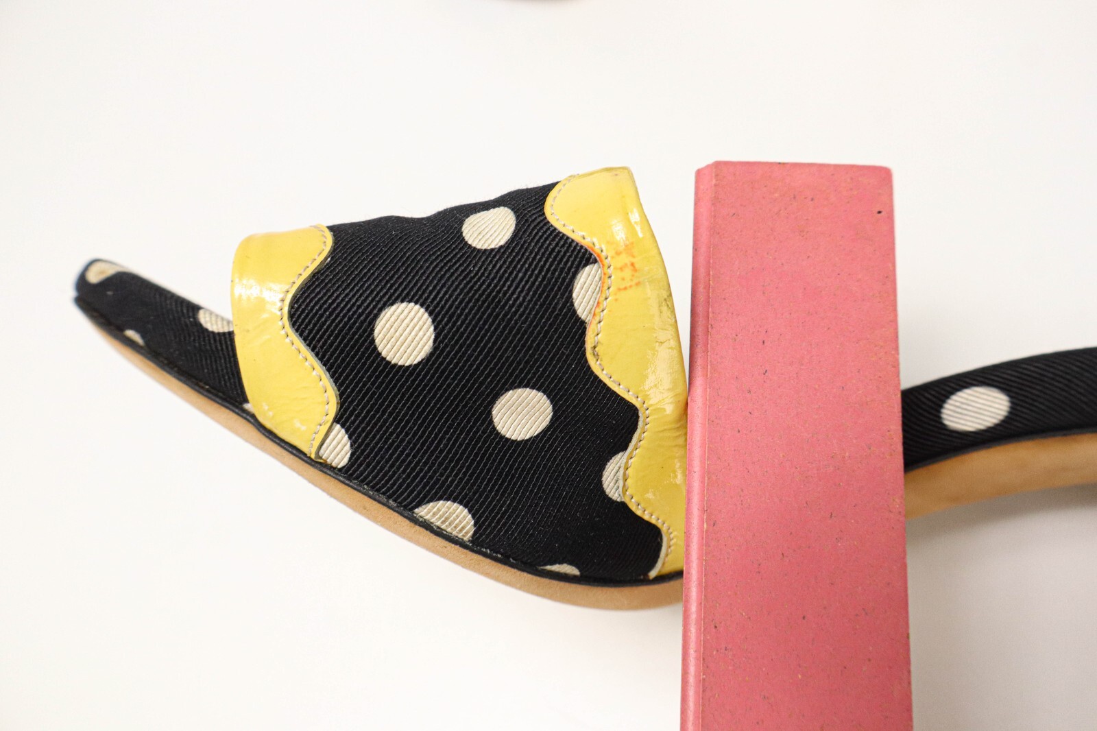Yves Saint Laurent Shoes Womens (EU) 38.5 High Heels Slip On Slippers Leather