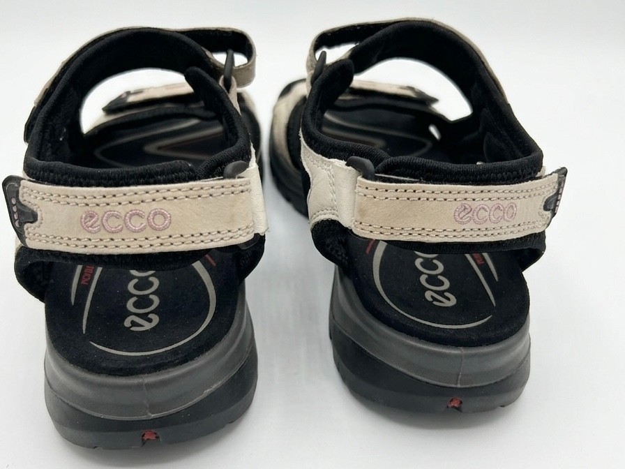 ECCO Yucatan Women’s Hiking Sport Sandals Beige Nubuck EU 40 US 9-9.5