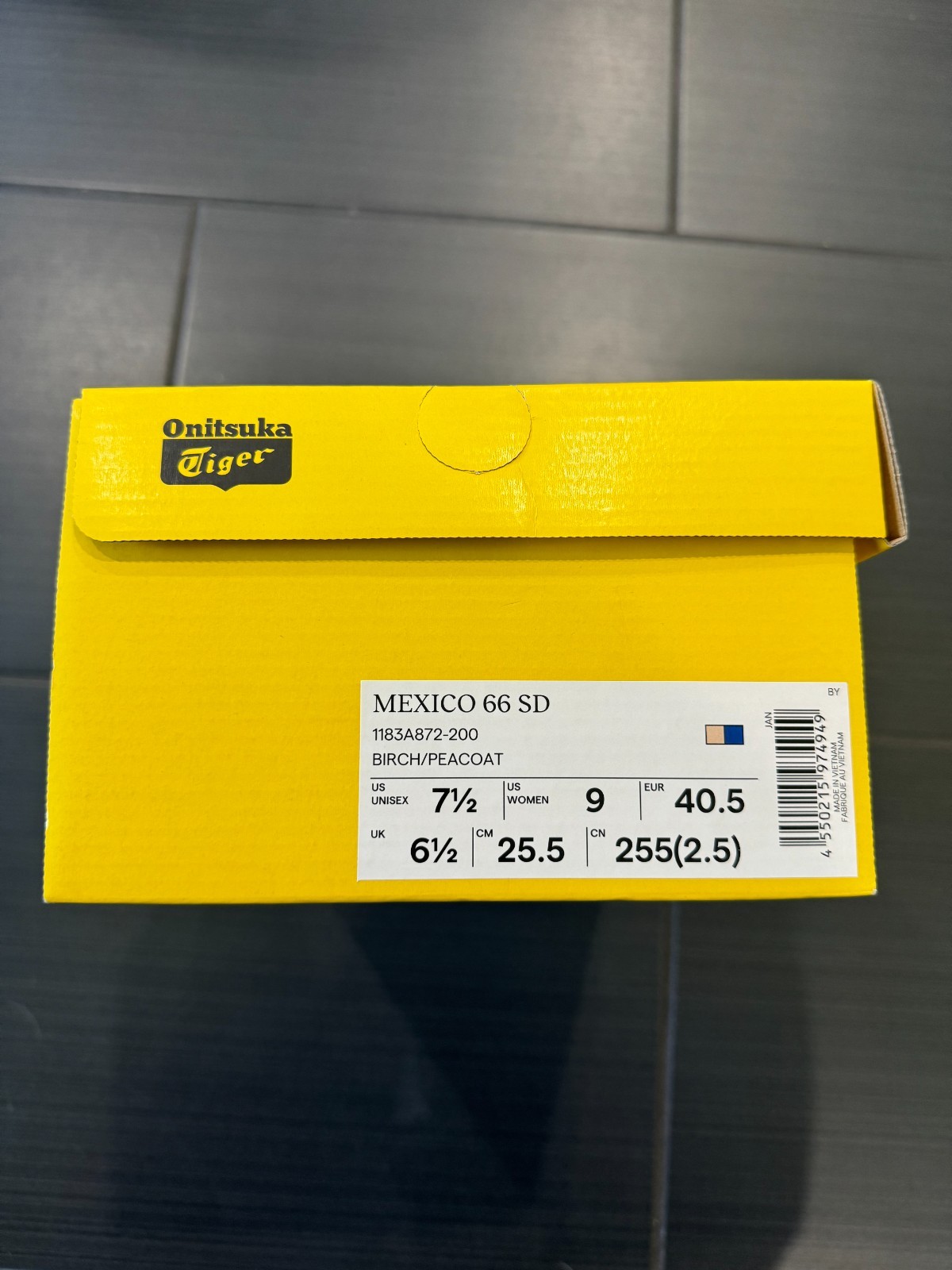 NEW onitsuka tiger mexico 66 birch peacoat womens size 9