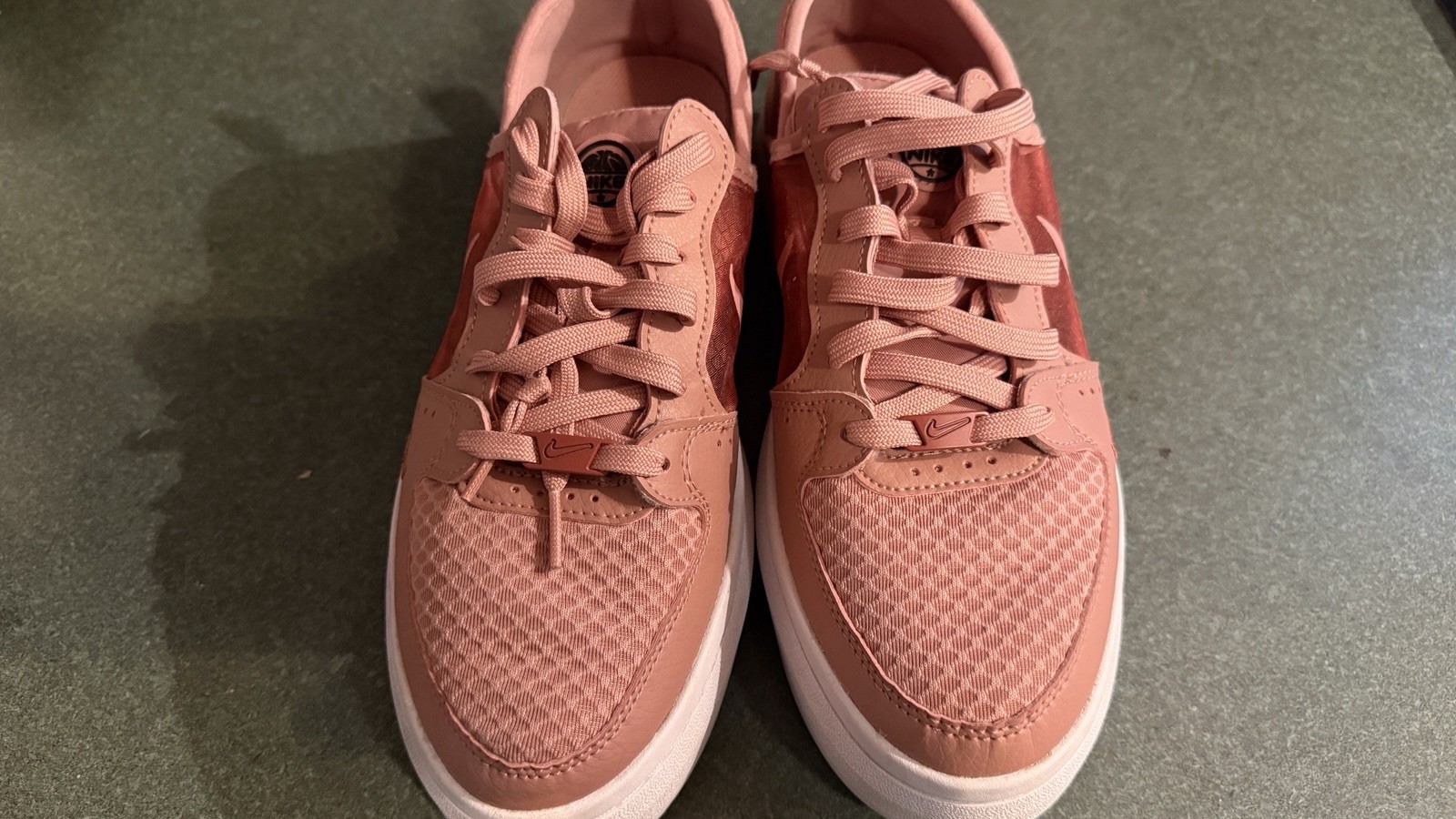 Size 10 – Nike Court Vision Alta TXT Rust Pink