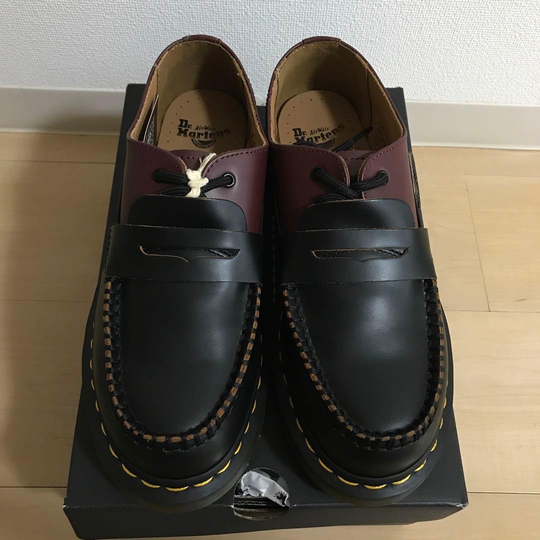 Dr. Martens UK4 2cm Platform 1461 Leather Shoes