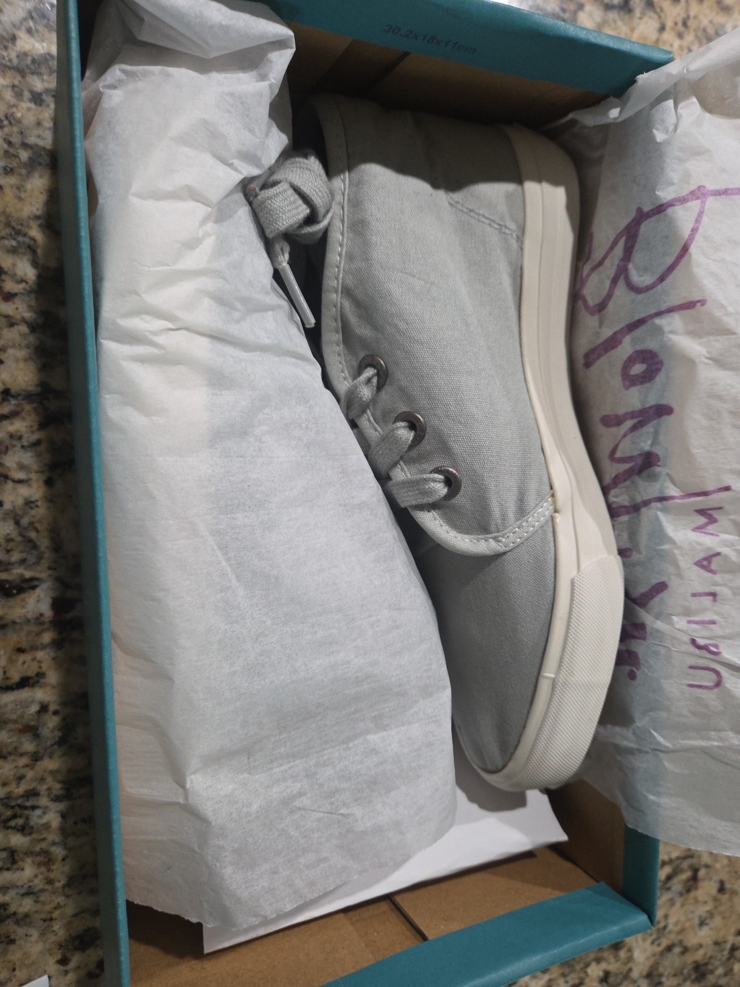 Blowfish Malibu Women’s MAGGS Gray Color Washed Canvas ZS-0071, US 6.5