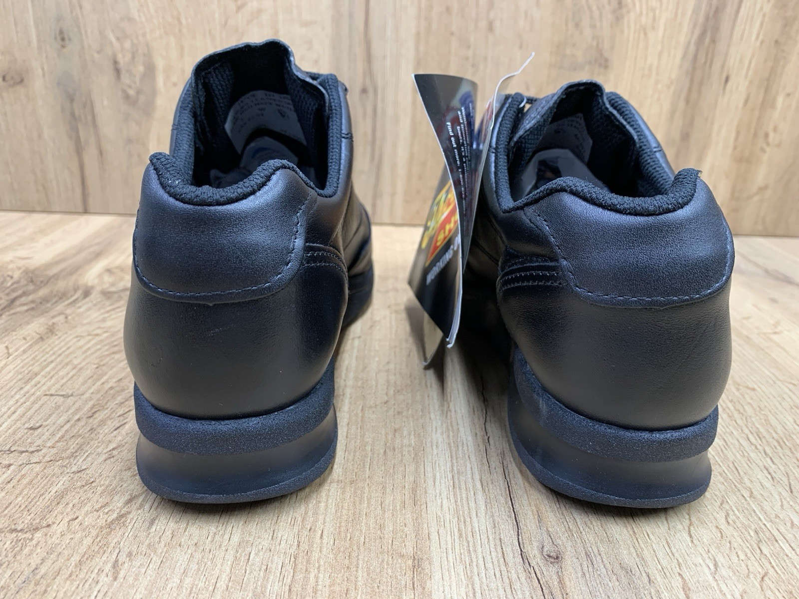 Thorogood Lady Oxford Work Shoes Womens 7W Black Leather Slip Resistant USA