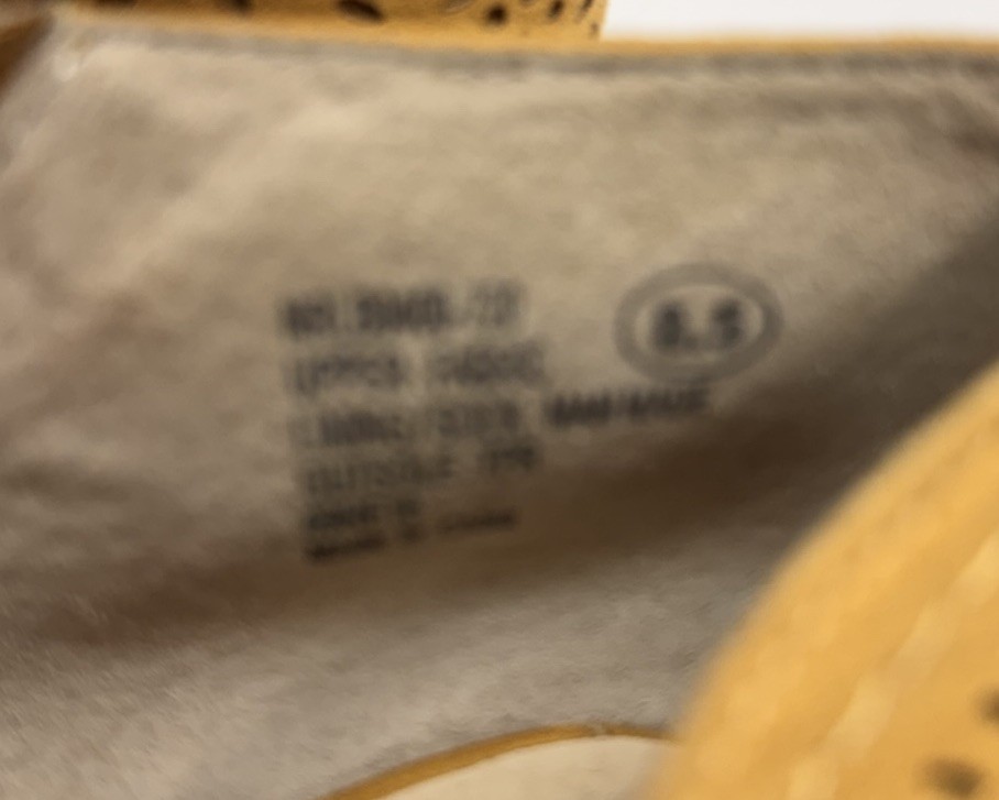 Not Rated NRLB0504-251 Brown Shoes Women’s Size 8.5