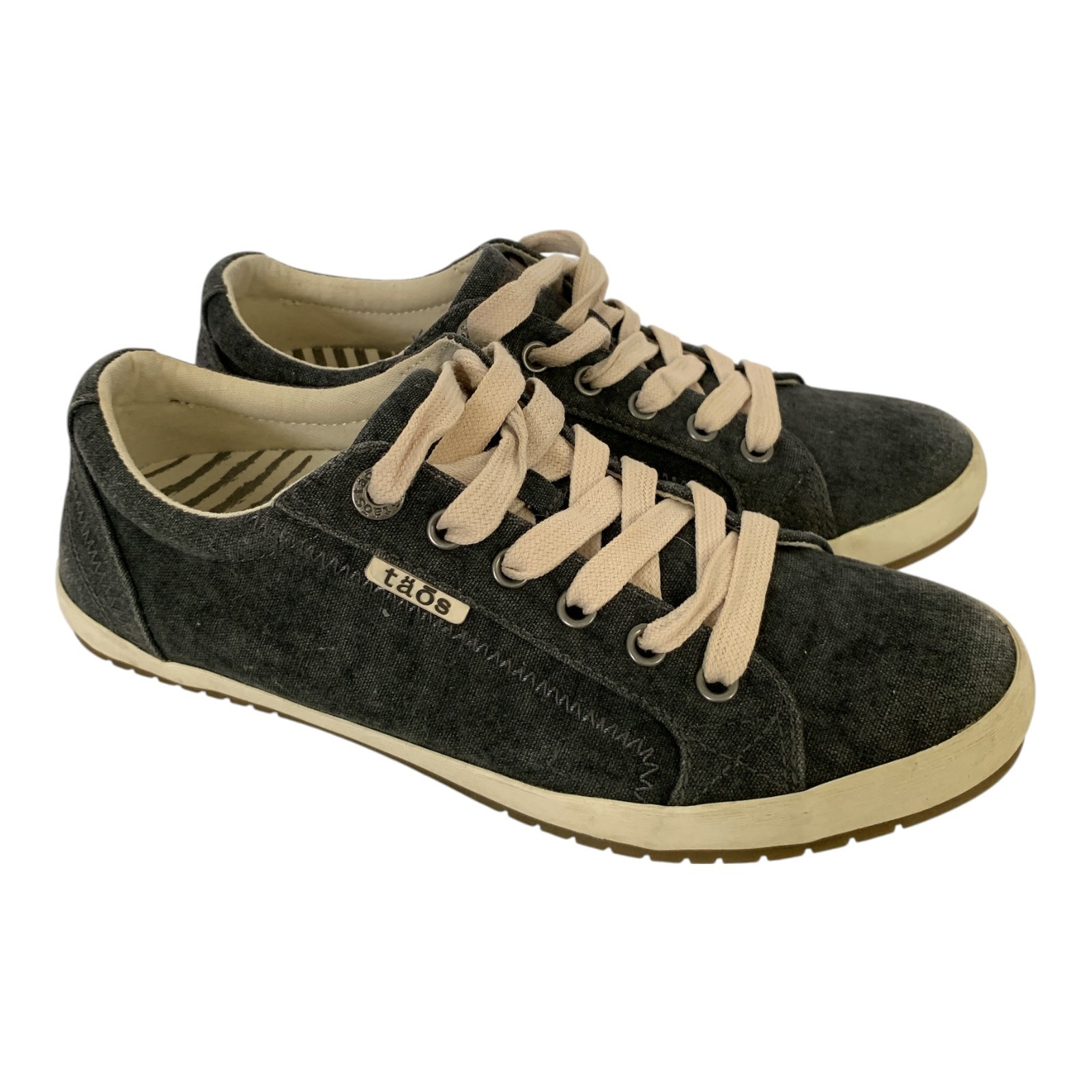 TAOS Star Charcoal Wash Canvas Comfort Walk Shoes Women’s Size 8