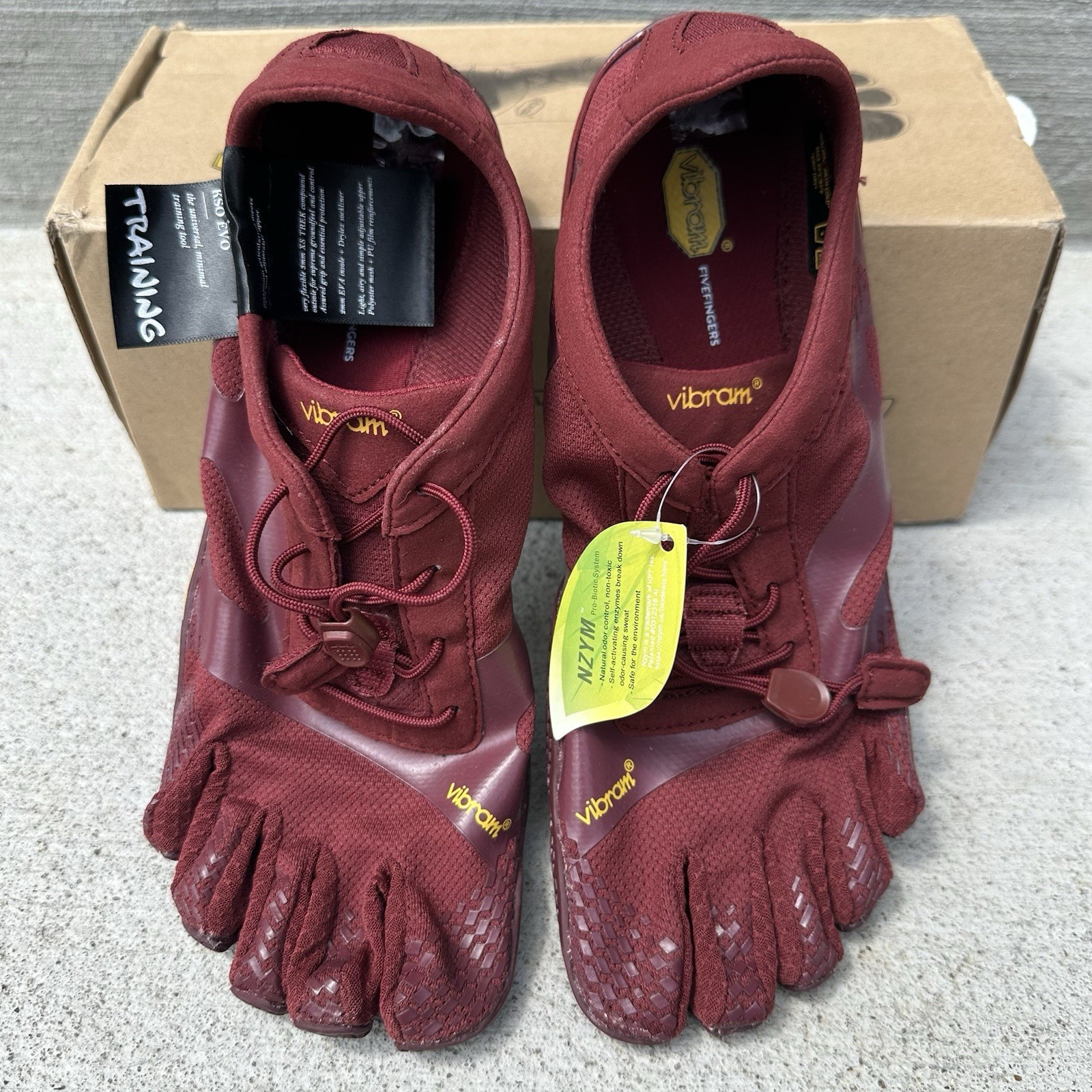Vibram FiveFingers Women’s US 9-9.5 EU 41 KSO EVO 19W0702 Burgundy NEW