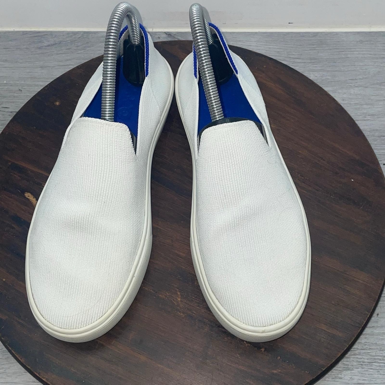 Rothys The Original Slip On Womens 7.5 Shoes White Loafer Casual Comfort Sneaker