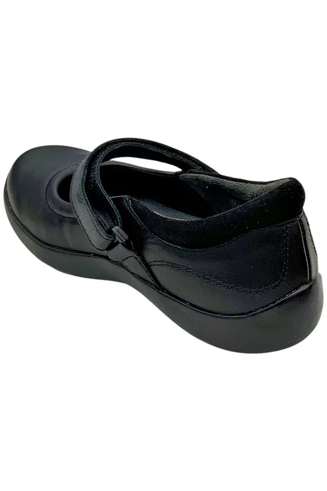 Anodyne No. 33 Casual Mary Jane Stretch Flats Black Stretch Women’s Size 9W