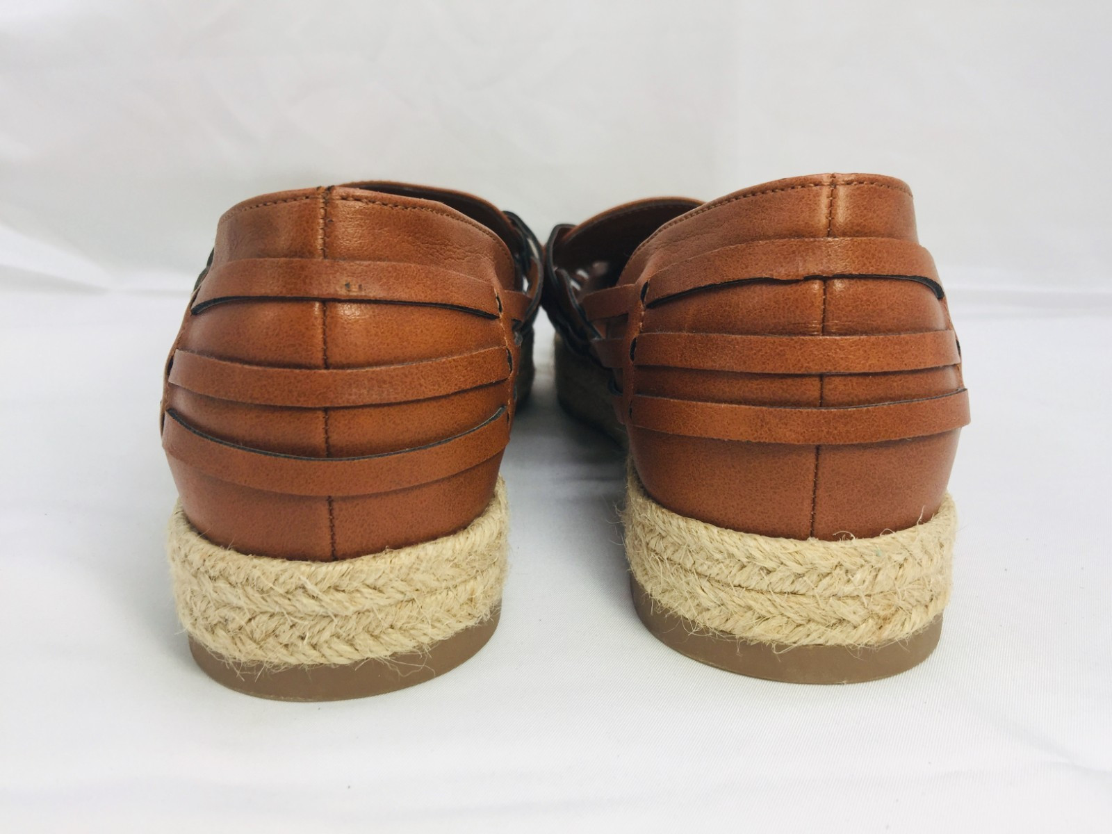 Espadrille Sandal Shoes Sz 8 Huarache Brown Fisherman Asha Comfort Women’s