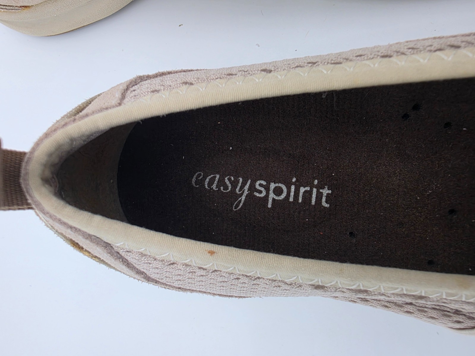Easy Spirit Esairion Women’s 8.5 Mary Jane Gray Comfort Casual Slip On Shoes