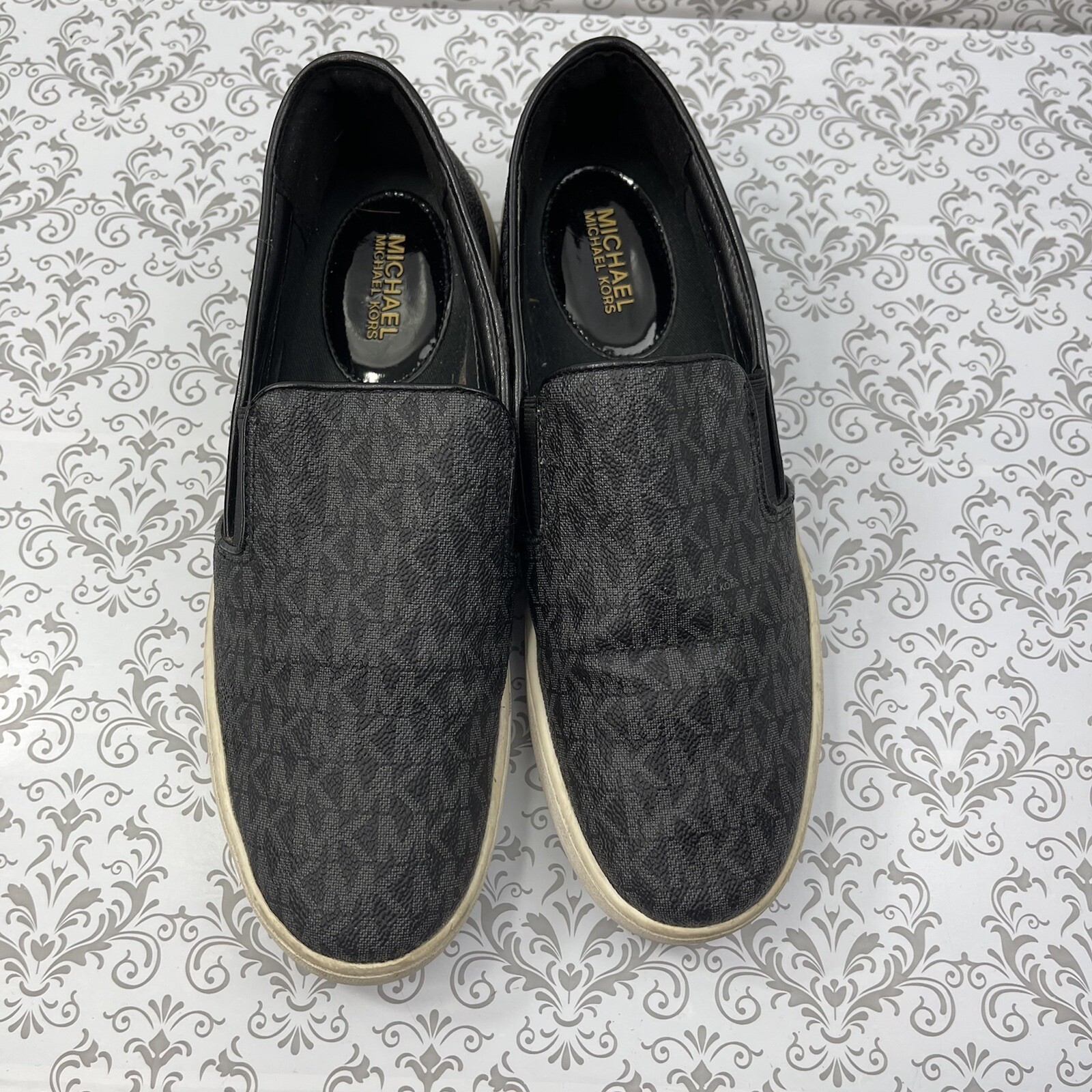 Michael Kors Exclusive Design Slip On Comfortable Shoes Man-Made Women’s 9.5M
