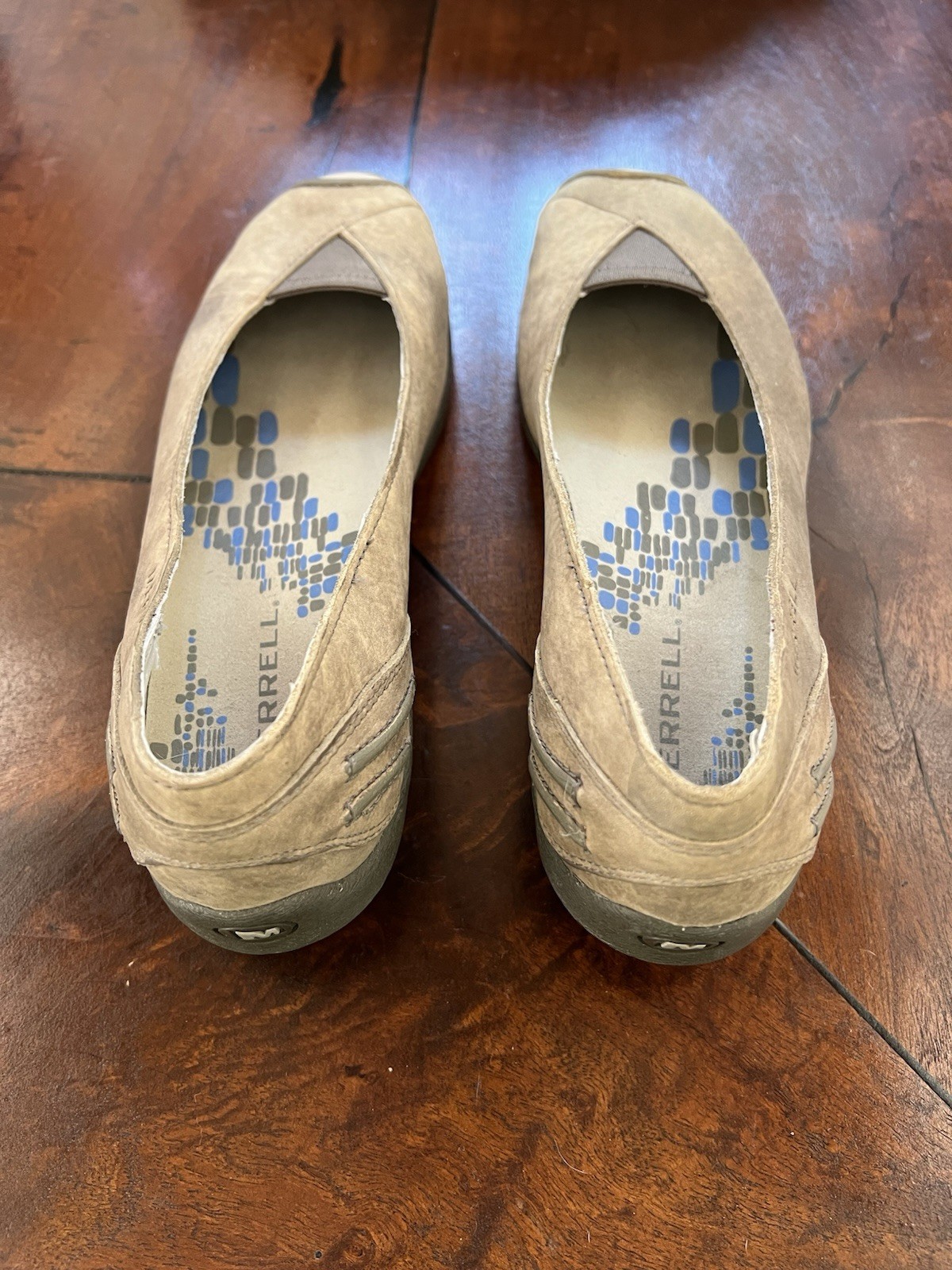 NWOT MERRELL Suede Leather Slip-on Performance Footwear Wmn 7.5 Isabella Brindle