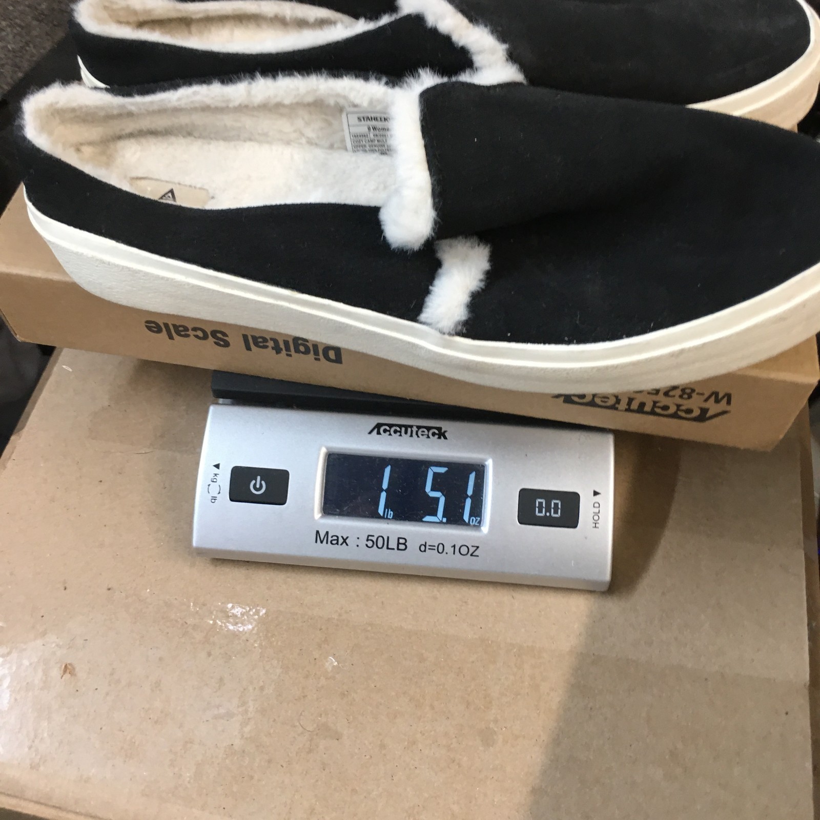 Staheekum Shoes Womens 9 Cozy Camp Mule Sneakers Black Slip On Comfort Flats
