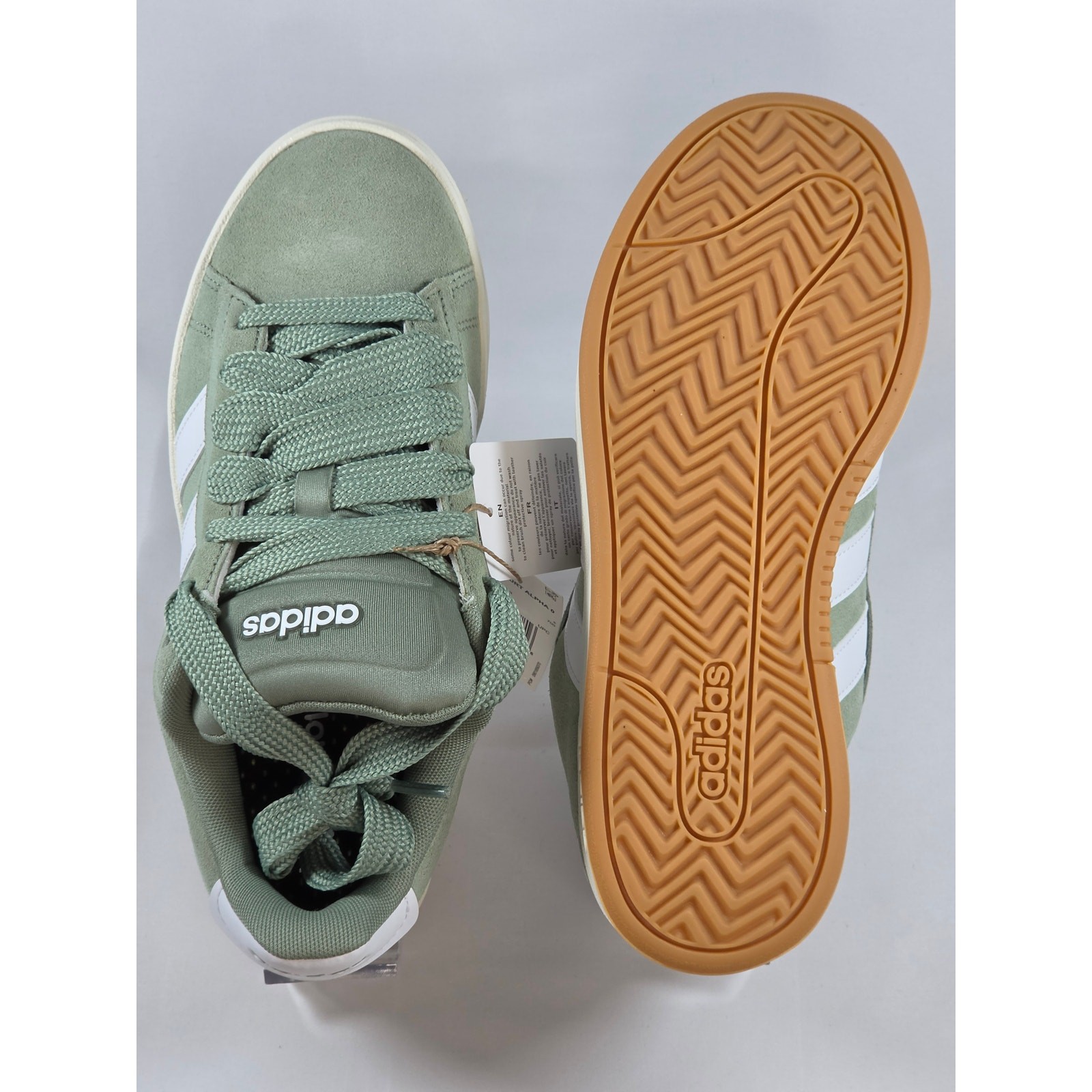Adidas Grand Court Alpha 00s – Green/White – Women’s 7.5 – Brand New in Box