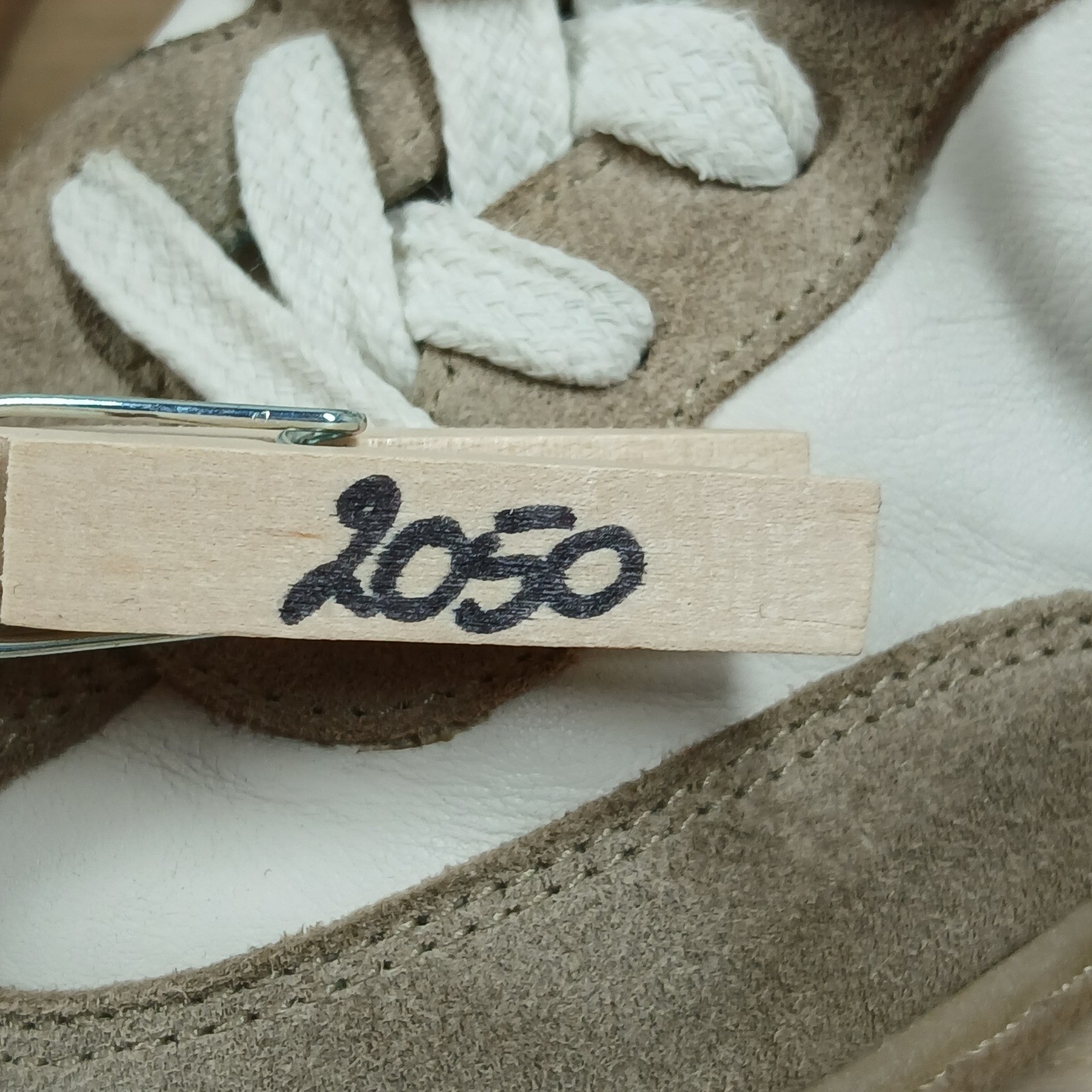 Bobbies Paris Sneakers Women 7 White Beige Leather Suede French Minimalist