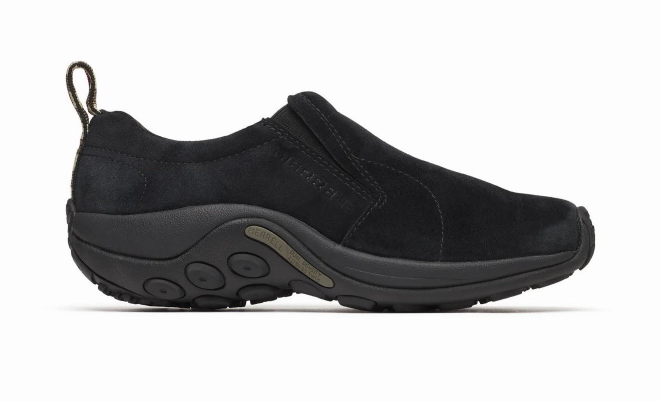 Merrell Jungle Moc Women’s 8 Wide Midnight Black Slip on Hiking Shoes J60826W