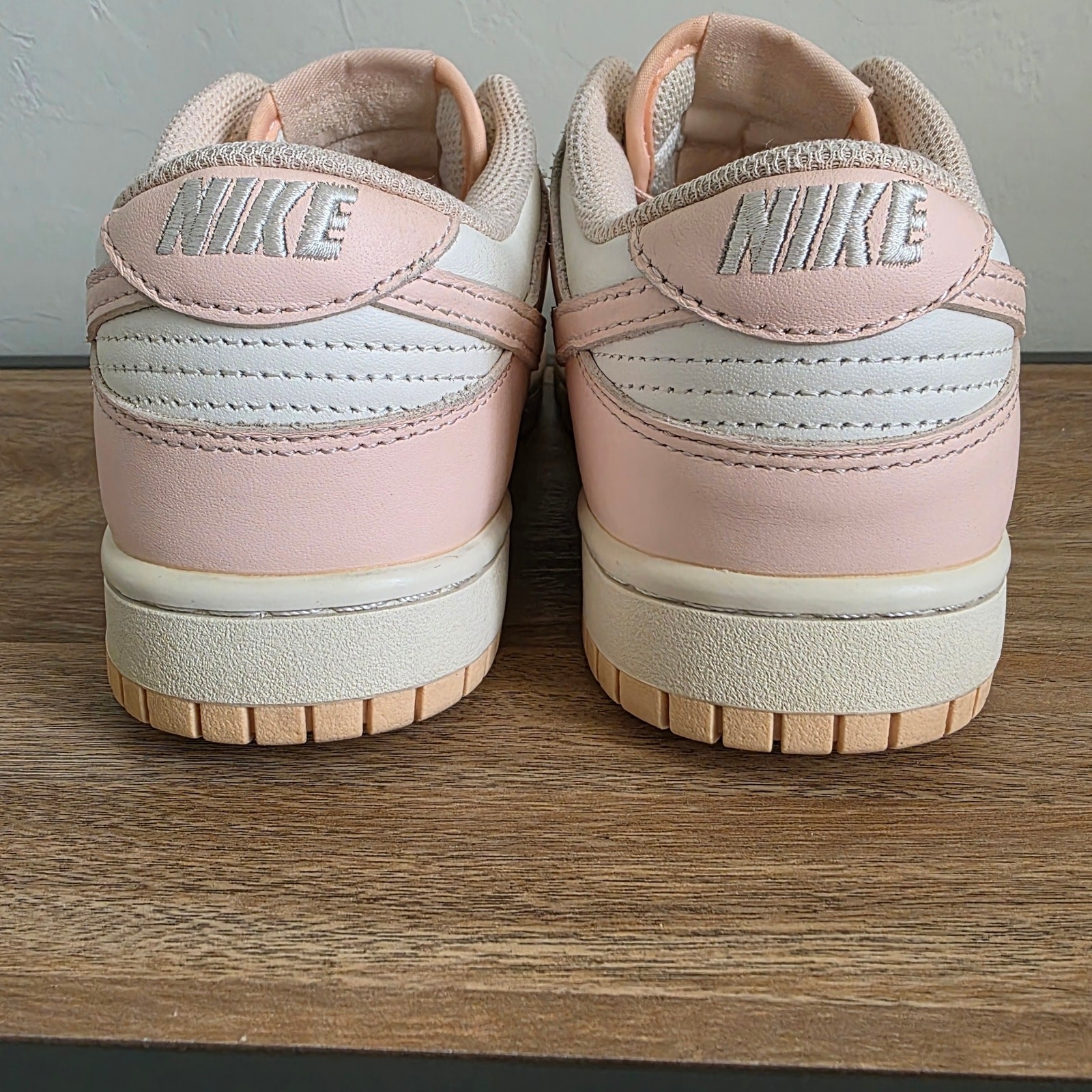 Nike Dunk Low Orange Pearl White Womens 8.5 DD1503-102 Leather Sneakers